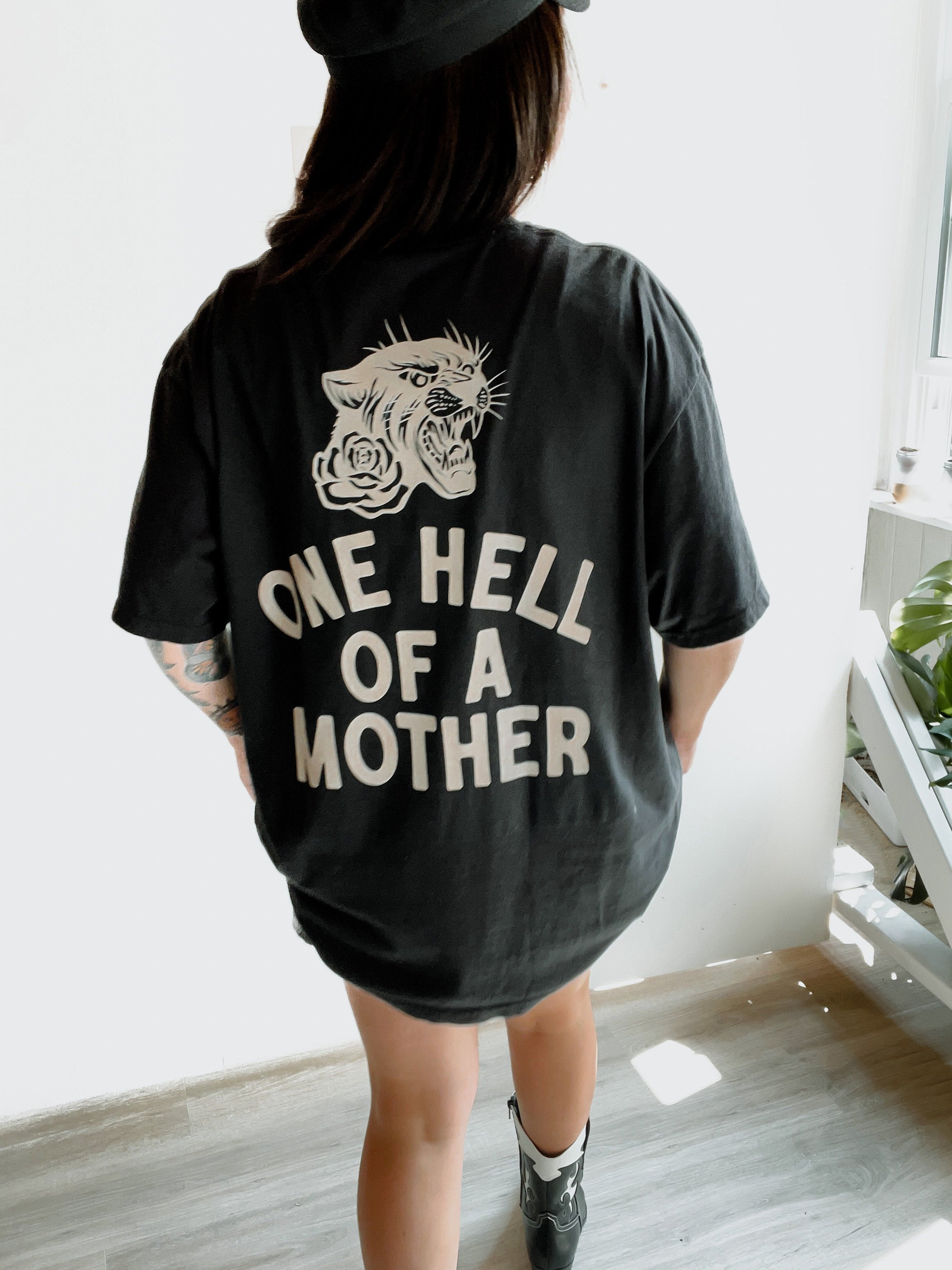 One Hell of A Mother Tee, Trendy Mom Life Tee, Grunge shirt, Comfort Colors Tee, Mother’s Day Gift