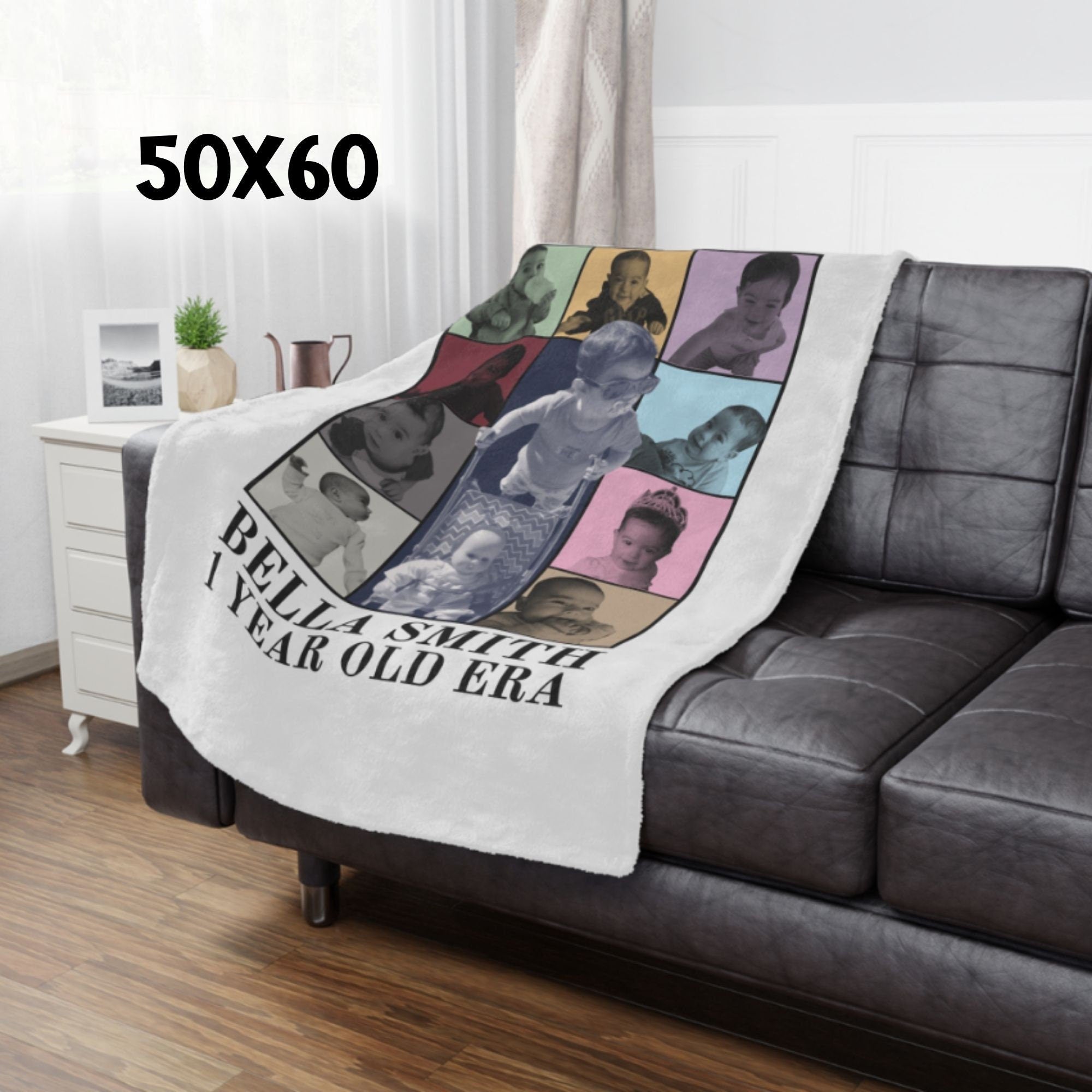 Eras Tour Style Blanket, Personalized Blanket, Gift For Pet Lovers, Custom Photo