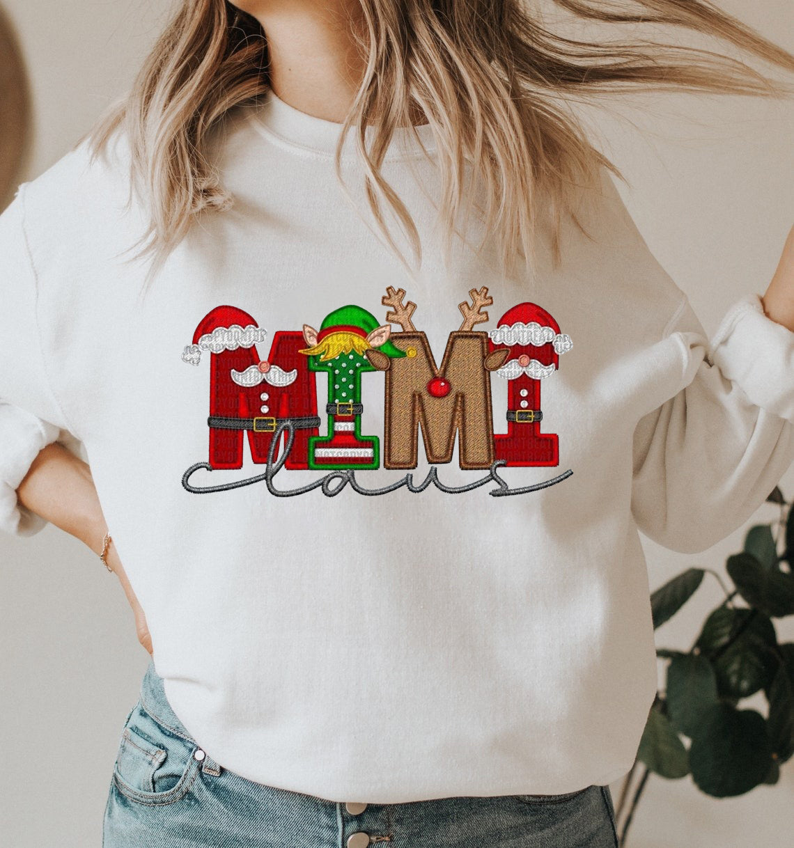 Personalized Christmas Style Family Claus Sweatshirt