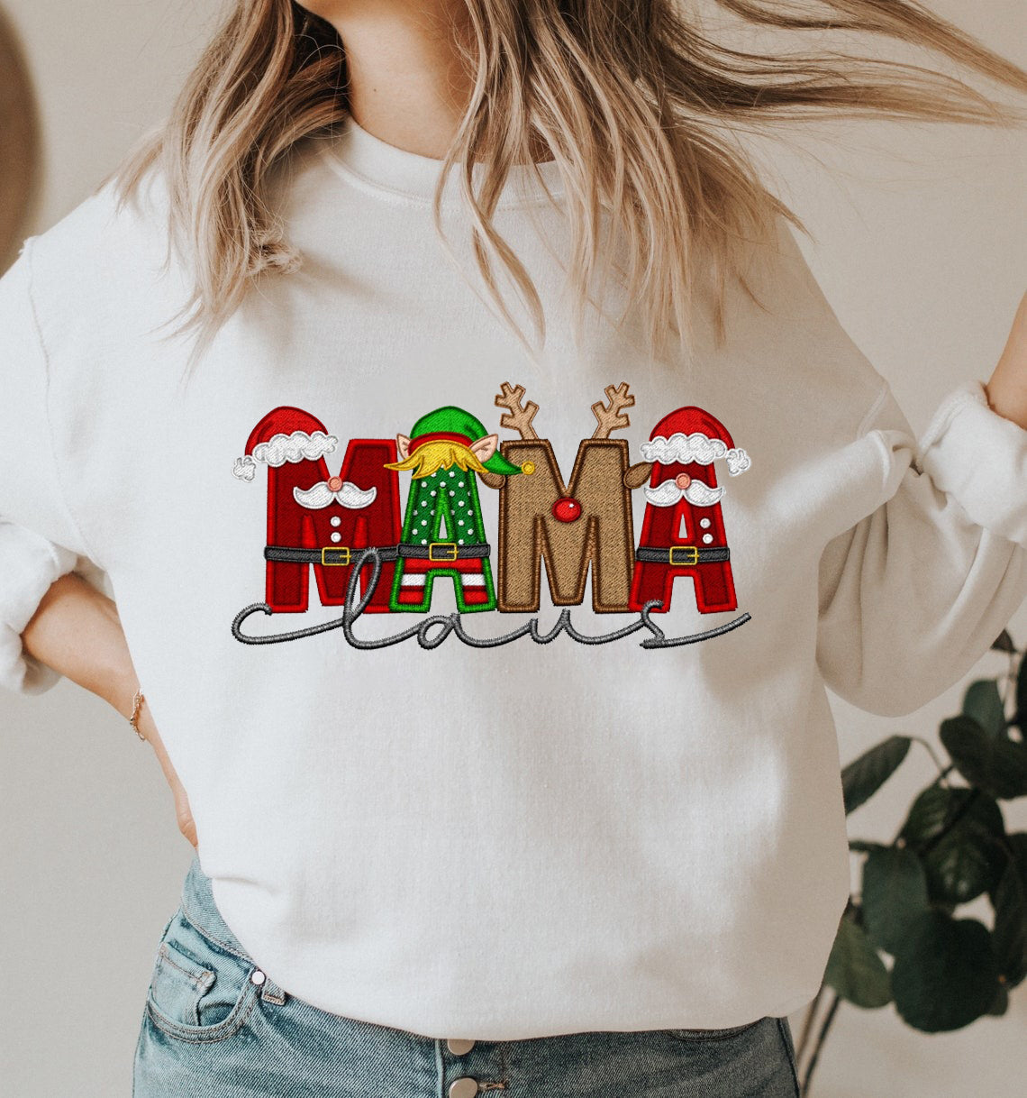 Personalized Christmas Style Family Claus Sweatshirt