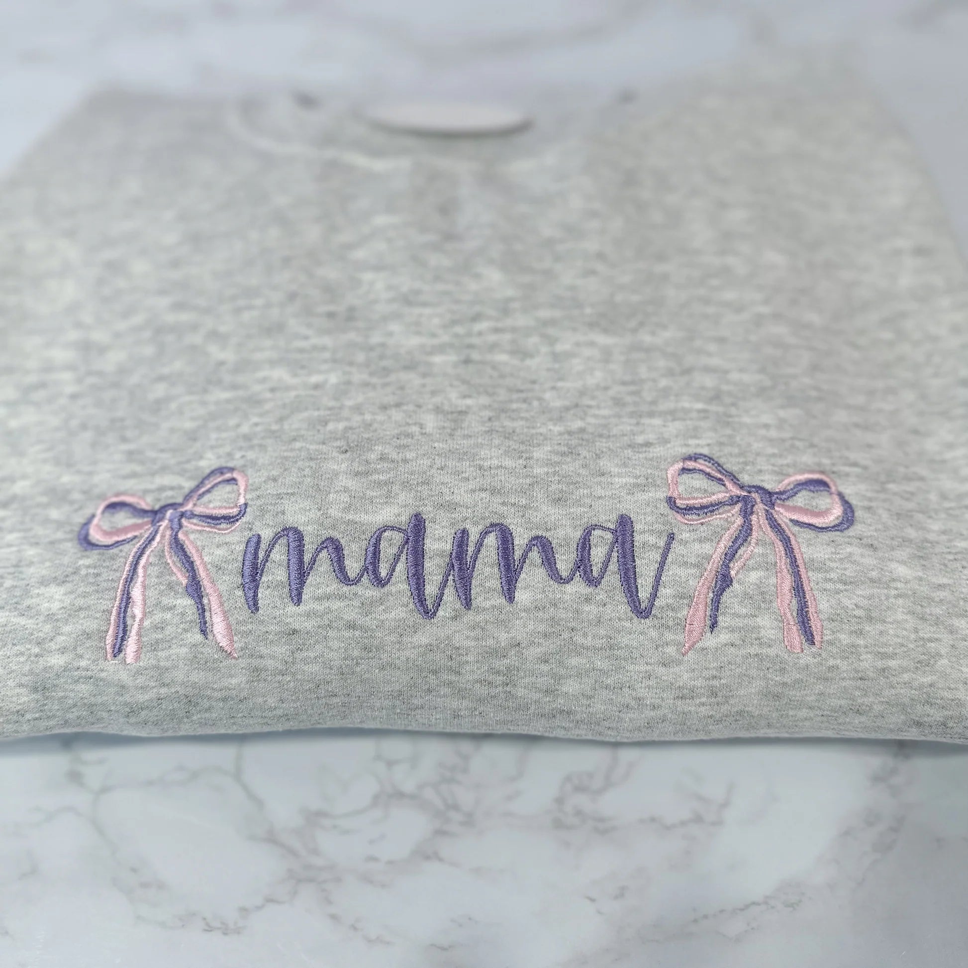 Embroidery BOW MAMA Sweatshirt