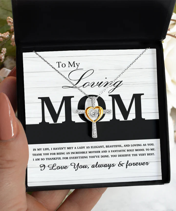 Mom - Loving As You | Cross Dancing Necklace【Free Shipping】