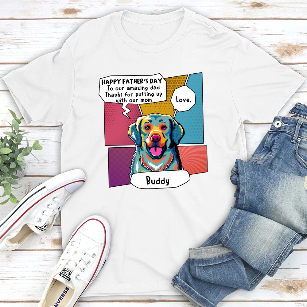 Pop Art Amazing Mom - Personalized Custom Unisex T-Shirt