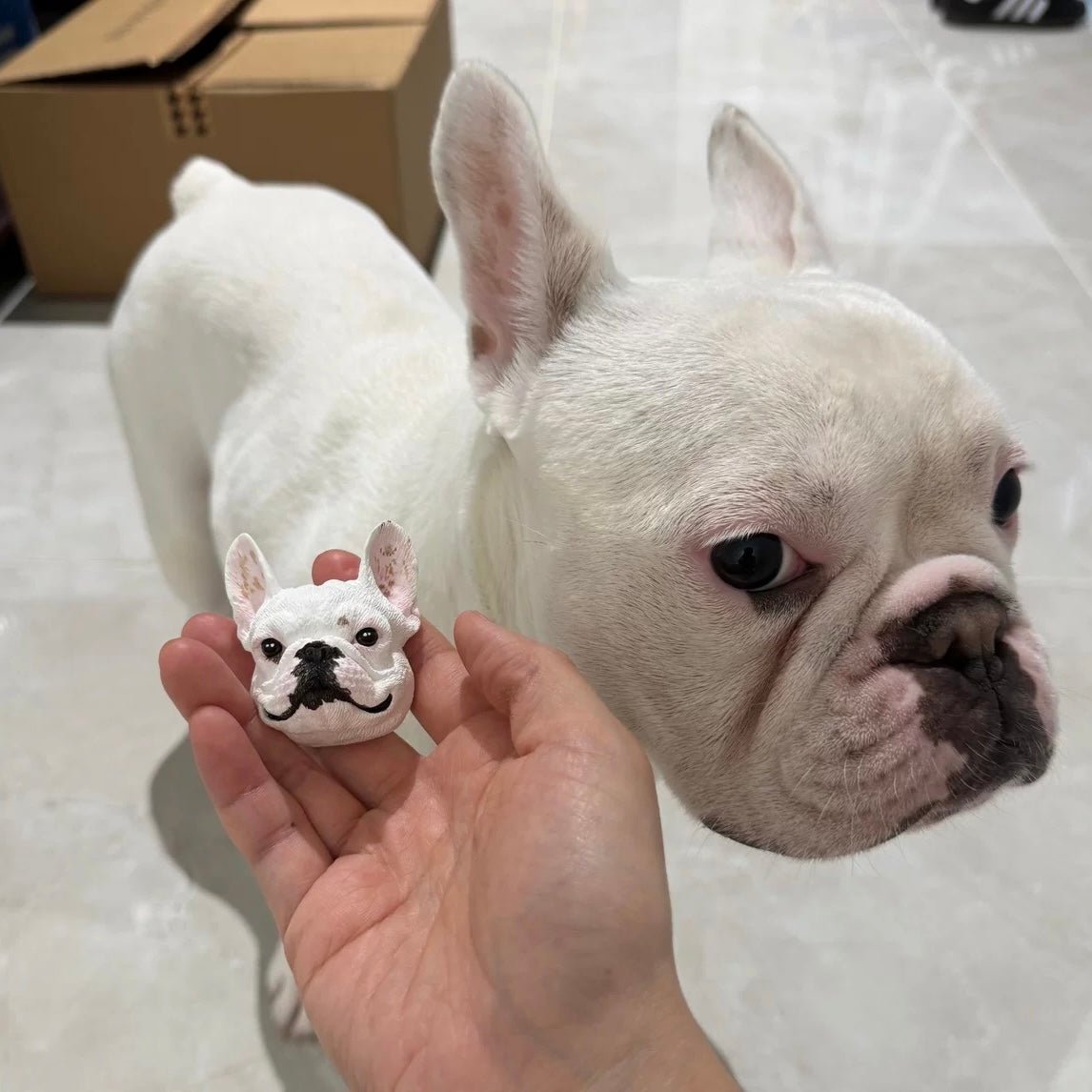 🐶🐱Custom Pet Sculpture – Multifunctional Pet Portrait Fridge Magnet and Car Air Freshener