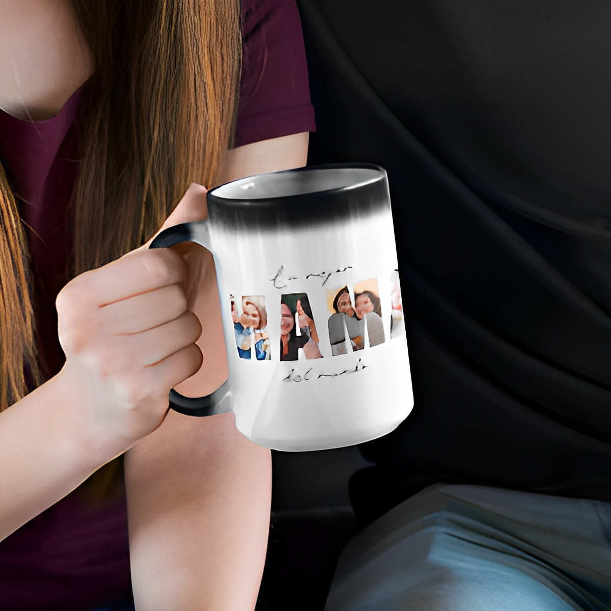 Personalized Mom Color Changing Mug-Gift For Mom, Grandma