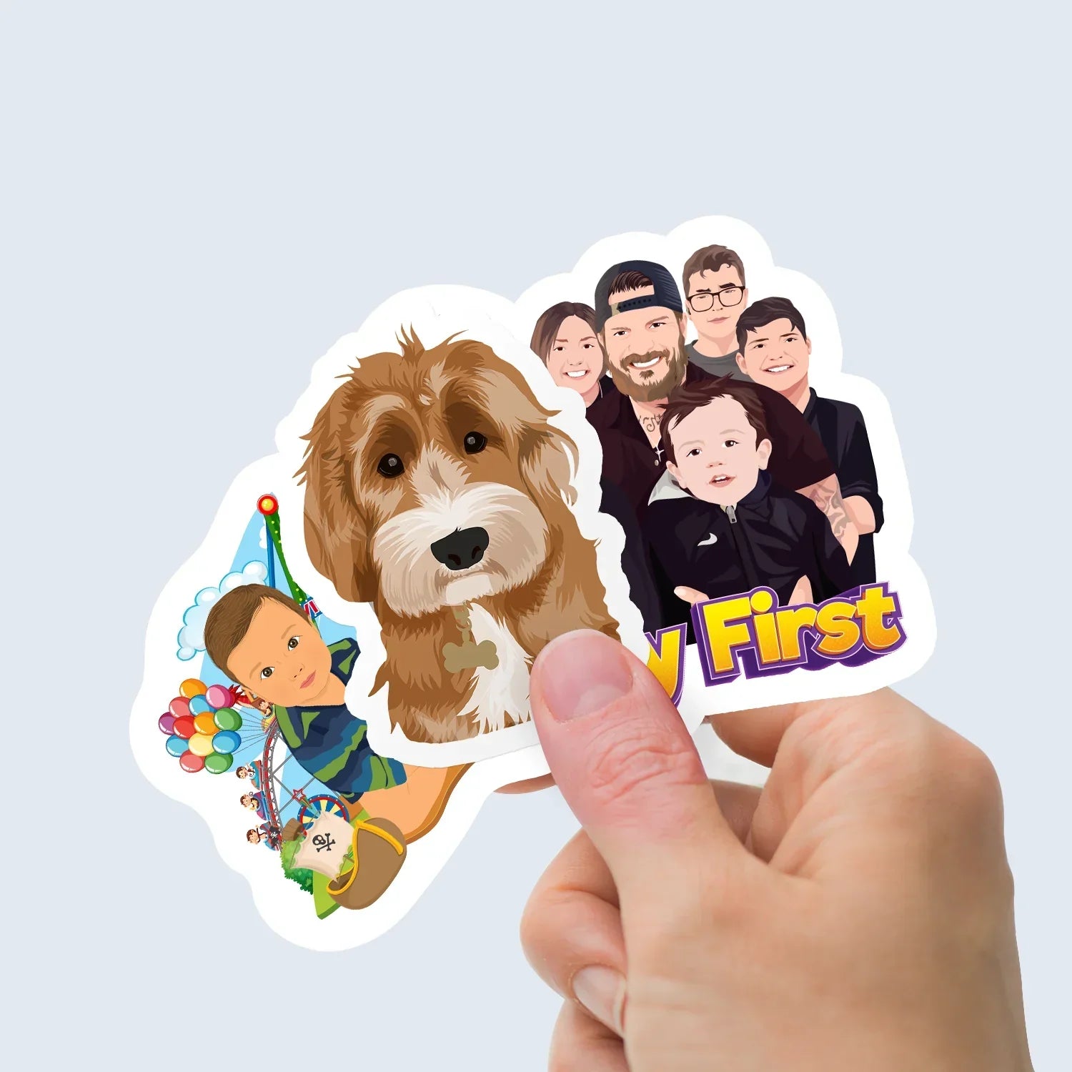 Turn Photos into Hand Drawn Stickers