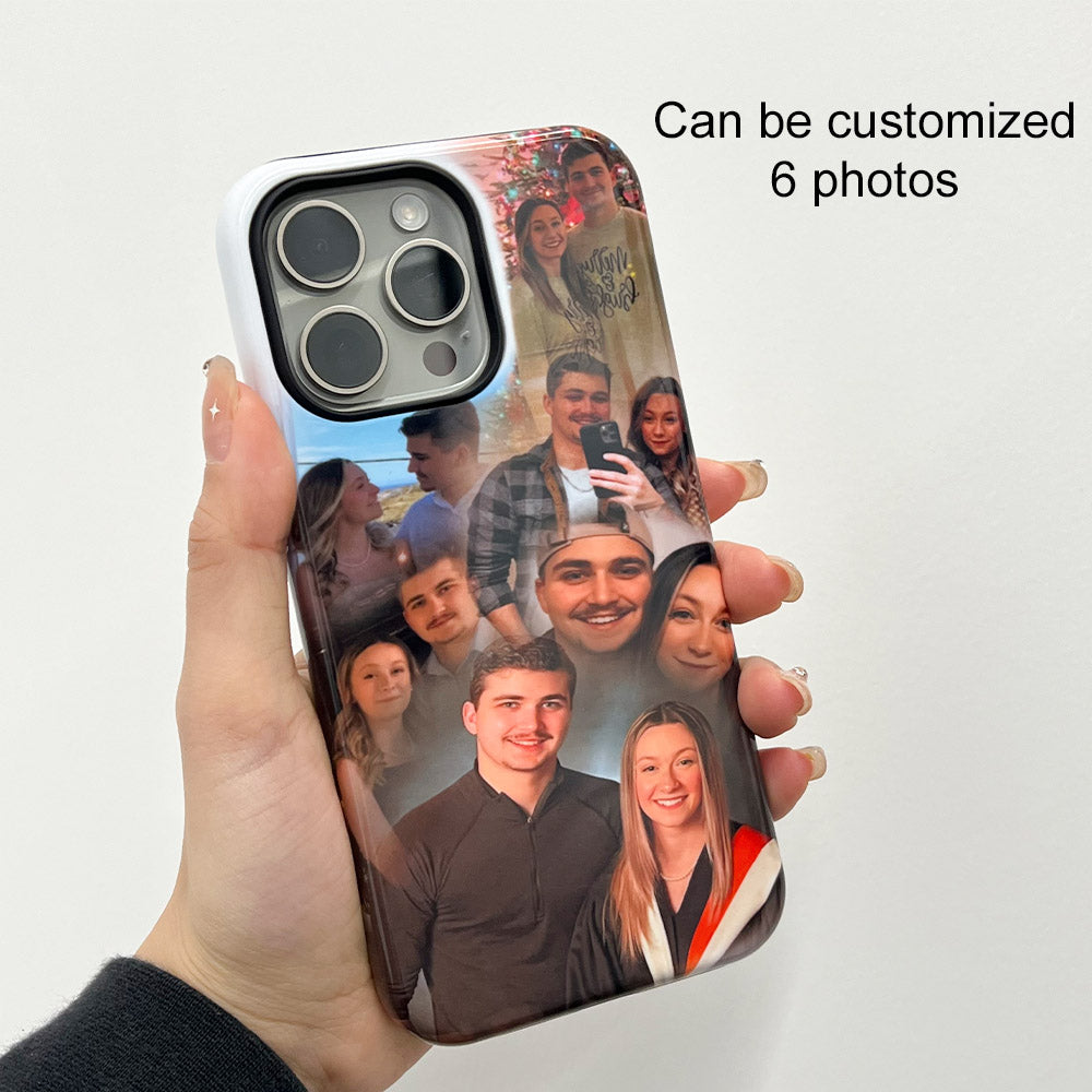 Couple Collage Case, Custom iPhone Case for Valentine's Day