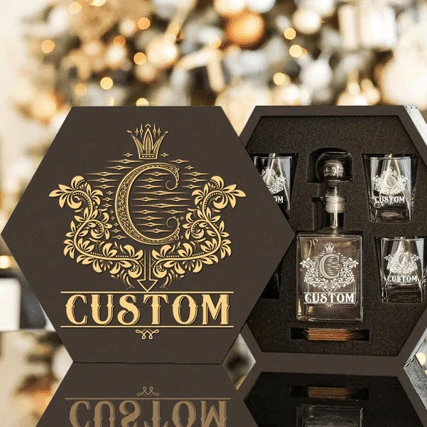 Personalized Decanter Set with Box