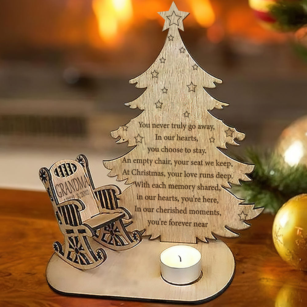 You Never Truly - Personalized Custom Candle Holder