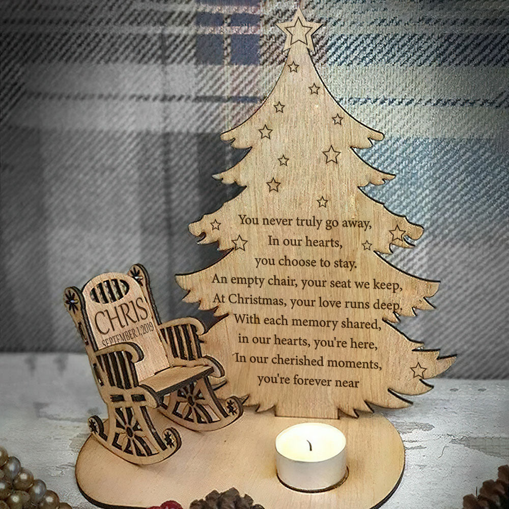 You Never Truly - Personalized Custom Candle Holder