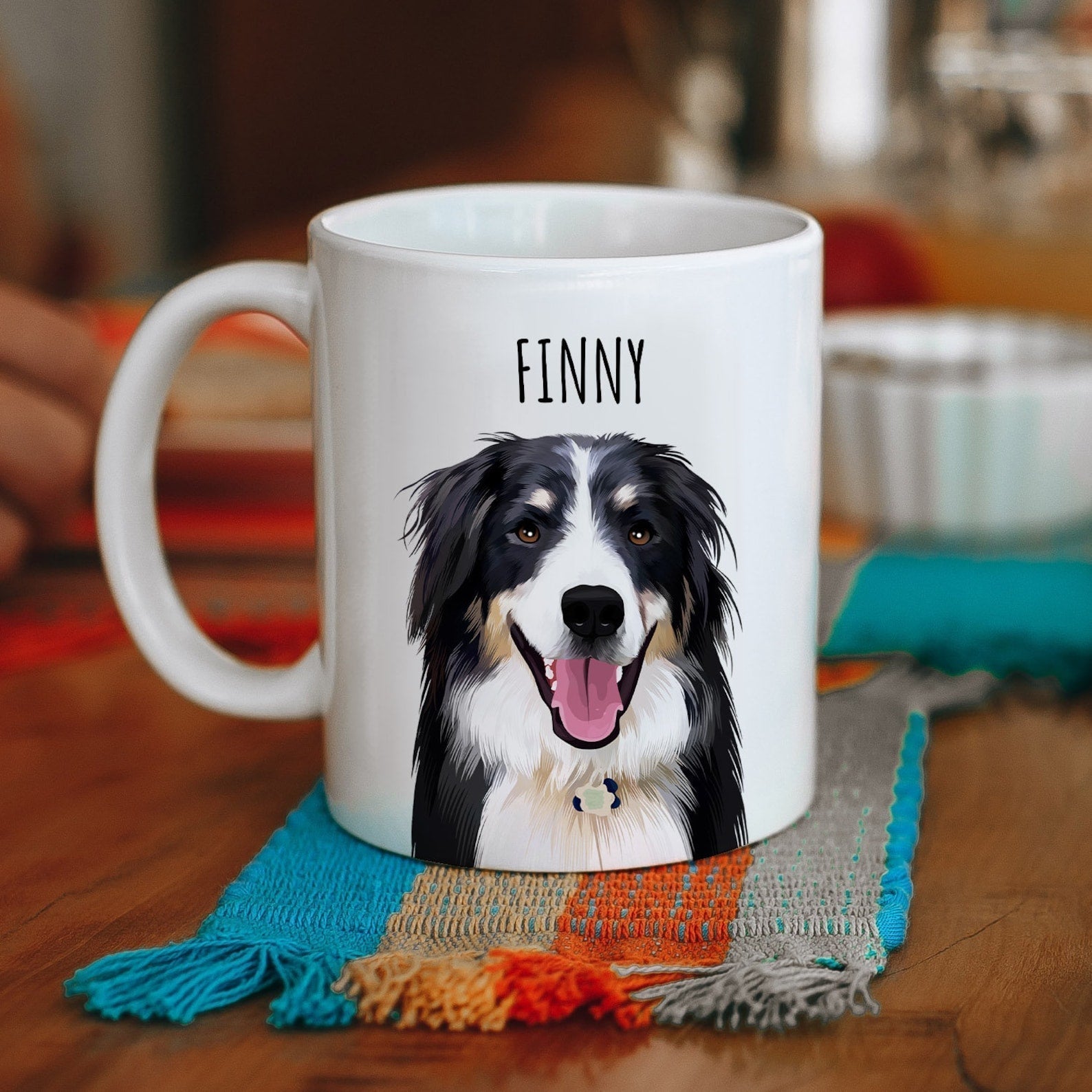 Personalized Dog Pet Cartoon Photo Mug