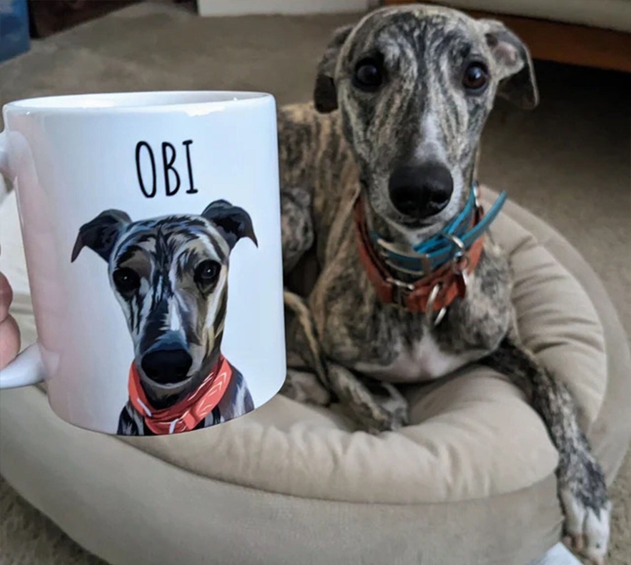 Personalized Dog Pet Cartoon Photo Mug