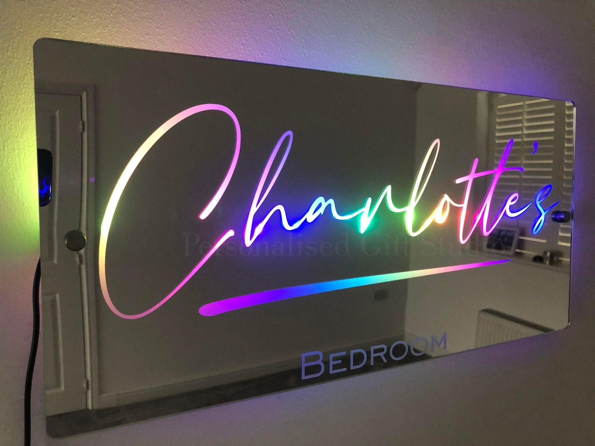 🔥Hot Sale🔥Personalised Name Mirror - Light Up Mirror(Buy 2 Get Free Shipping)