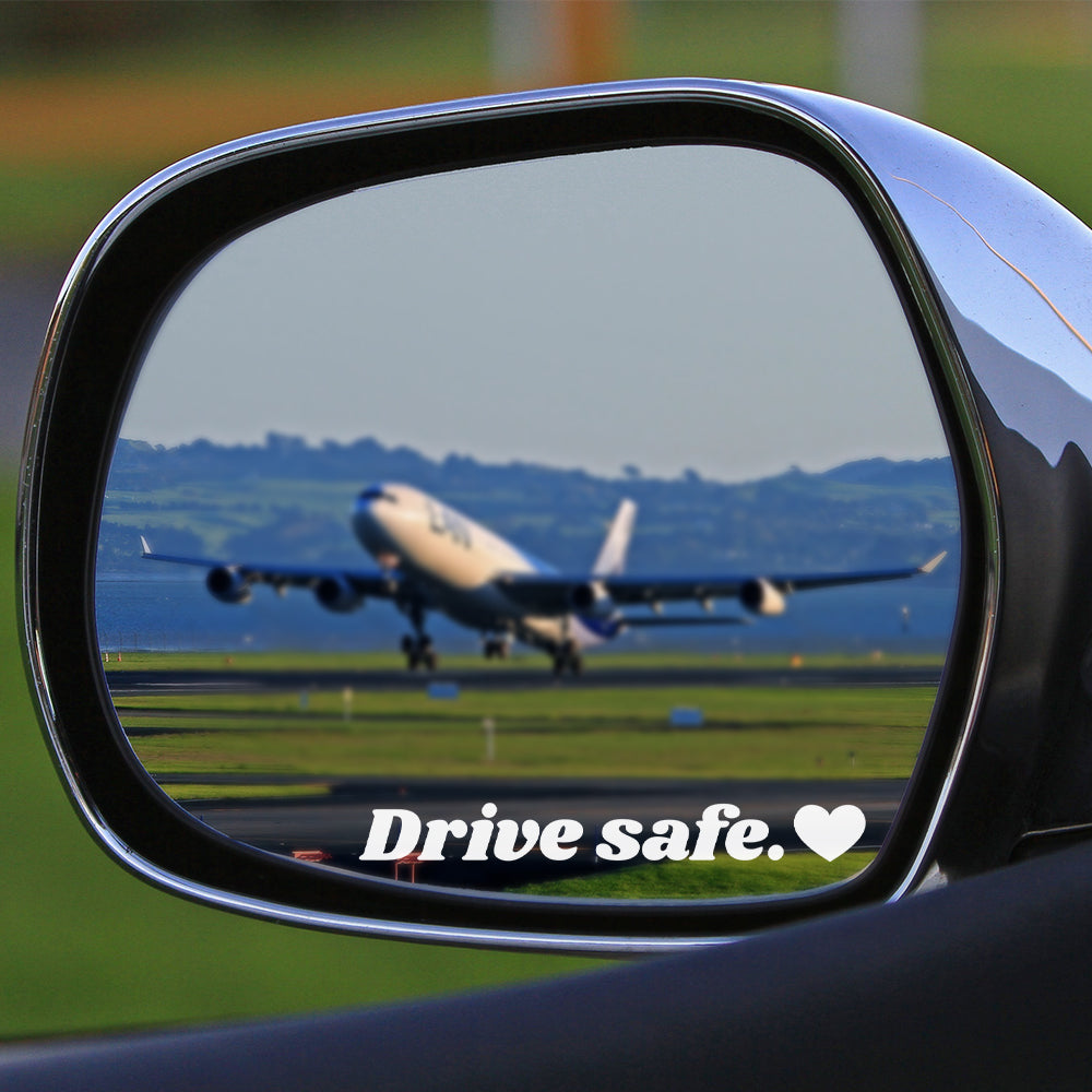 Drive Safe Car Mirror Decal Crystal Label Stickers For Your Love