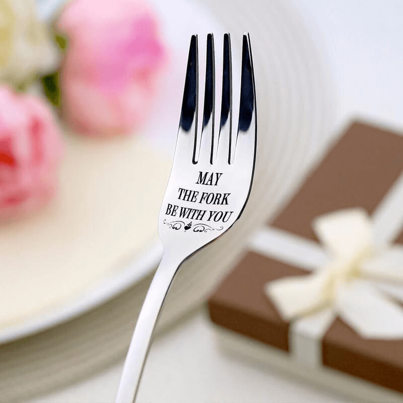 Engraved Fork & Gift Box Included