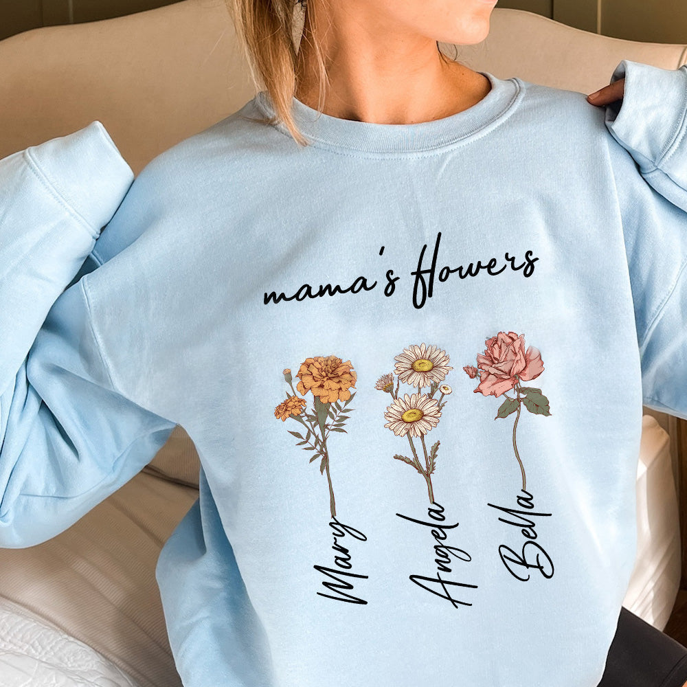 Mom's Garden Is Her Children Customized Hoodie/Crewneck