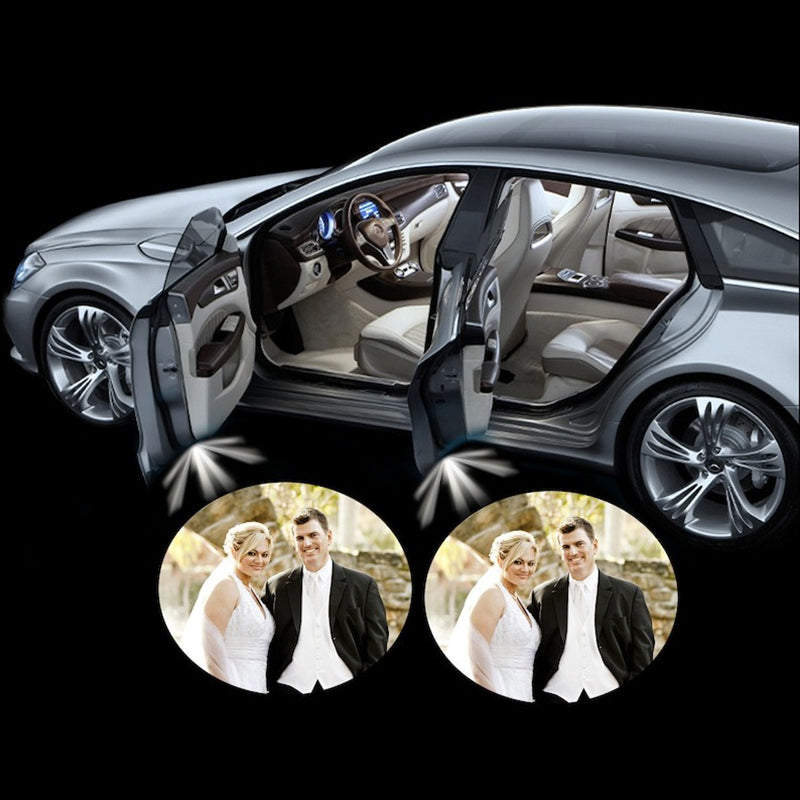 🚗Custom Car Door Light,Personalized Photo,Door Light Projector