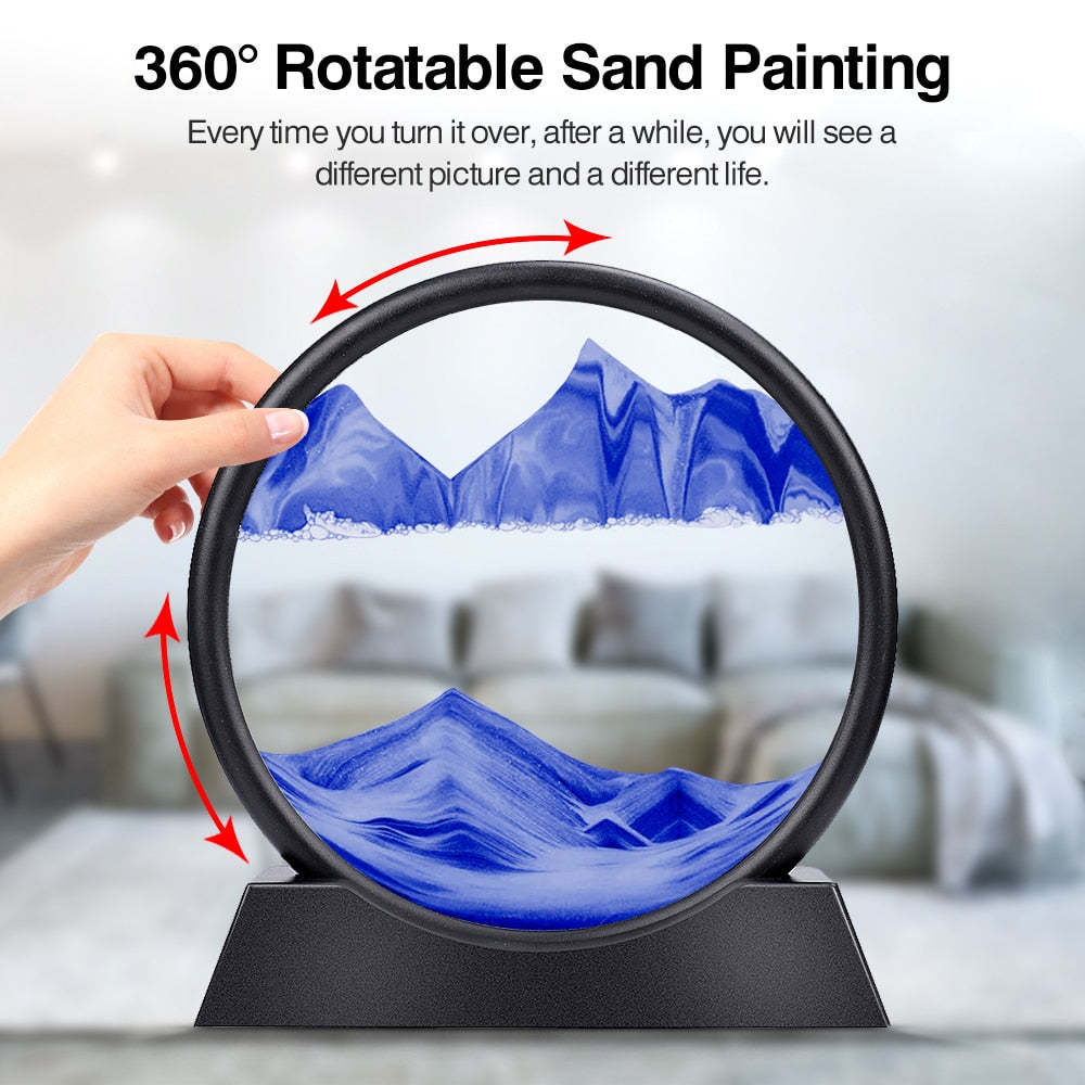 🔥Perfect Valentine's Day Gift --3D Hourglass Deep Sea Sandscape🔥Buy 2 Free Shipping🔥