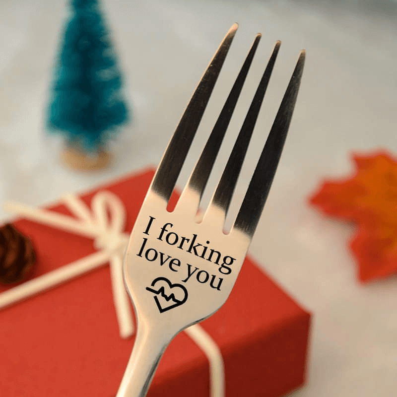 Engraved Fork & Gift Box Included