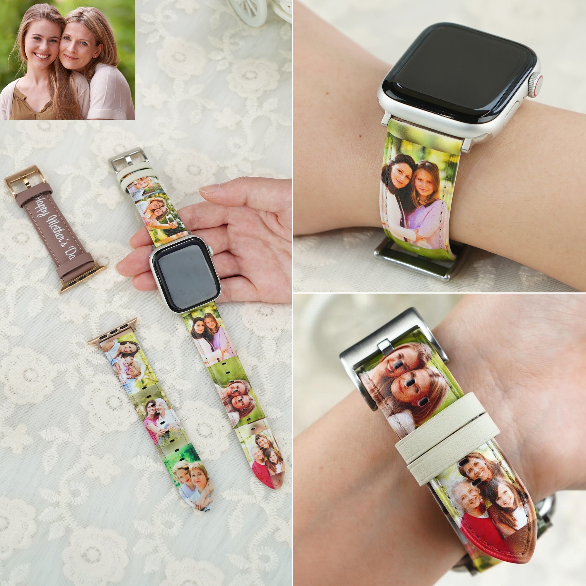 Custom Photo Text Watch Band-Buy 2 Free Shipping