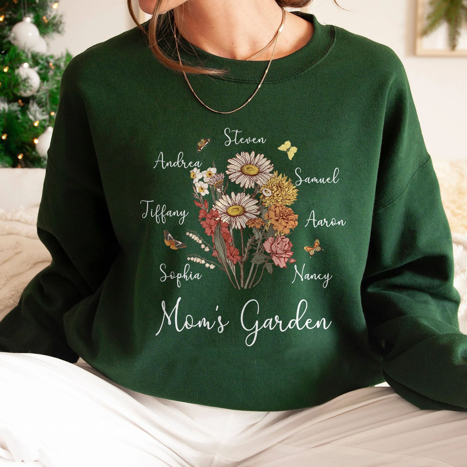 Personalized Mom Shirt, Mom's Garden Shirt, Mother's Day Gifts For Grandma, Mom Gifts, Mom Birthday Gifts, Wildflower Birthday Gifts