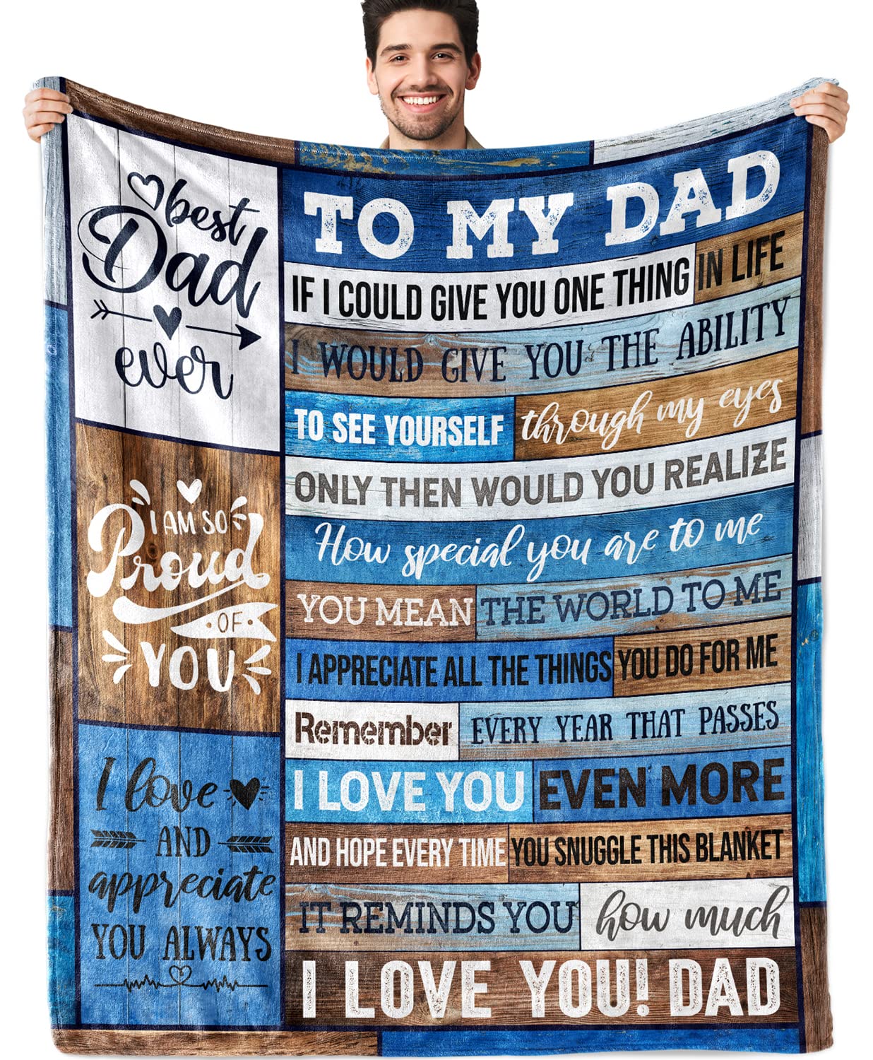 💖For Dad Blanket👨Blanket Gifts From Daughter Or Son