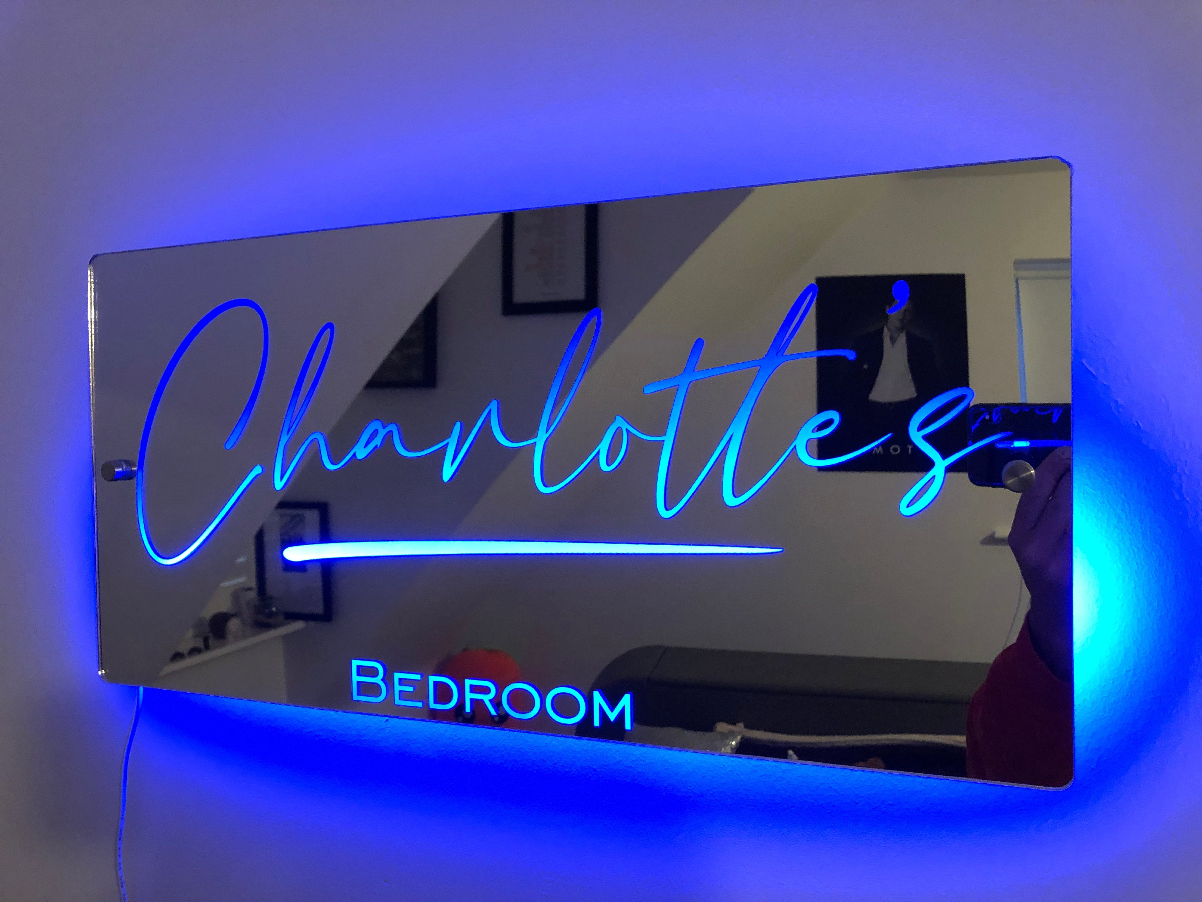 🔥Hot Sale🔥Personalised Name Mirror - Light Up Mirror(Buy 2 Get Free Shipping)