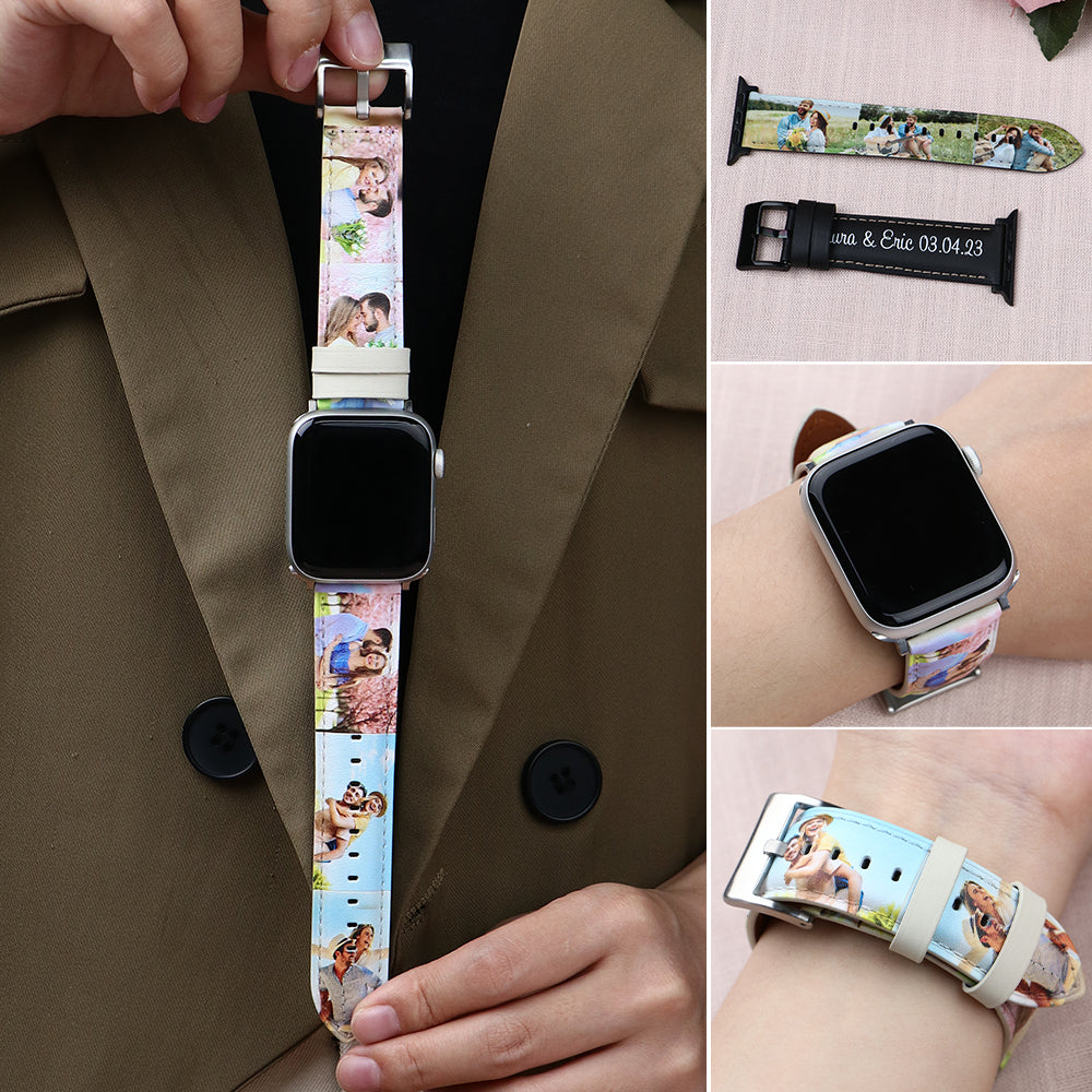 Custom Photo Text Watch Band-Buy 2 Free Shipping