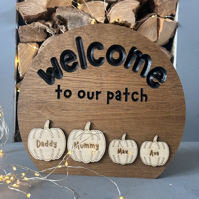 Personalized Halloween Home Pumpkin Decorations