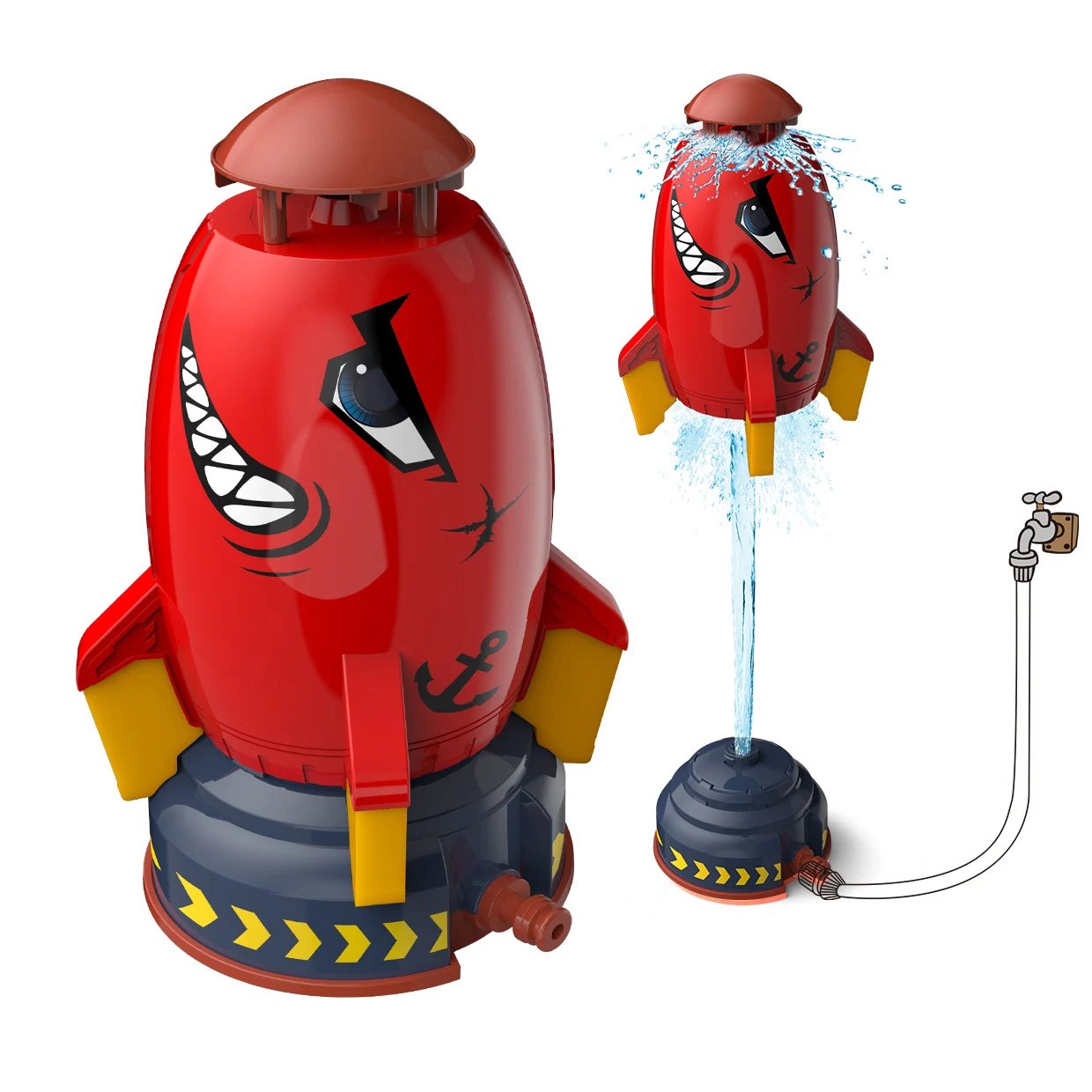 🔥Last Day 50% OFF - 2023 Summer Toy Outdoor Yard Rocket Sprinkler