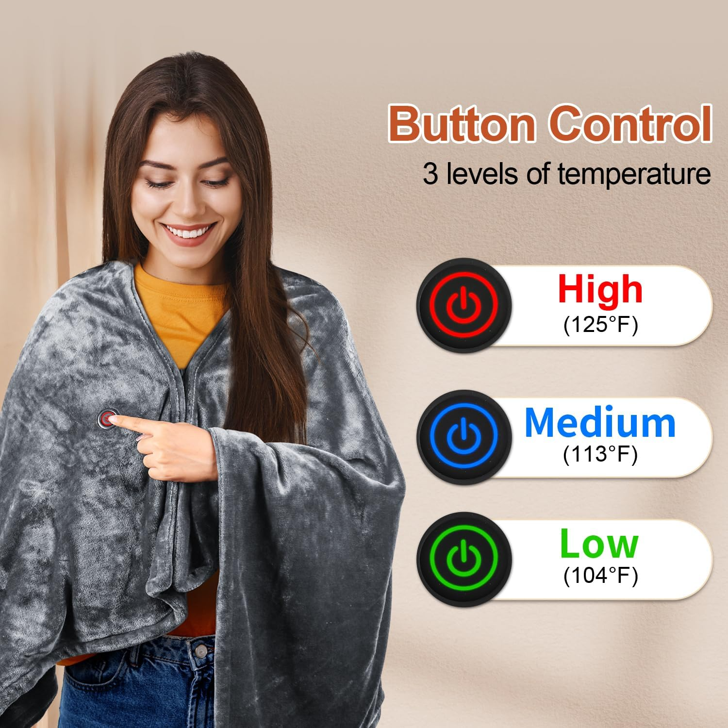 Heated Blanket Shawl(Free Shipping!)