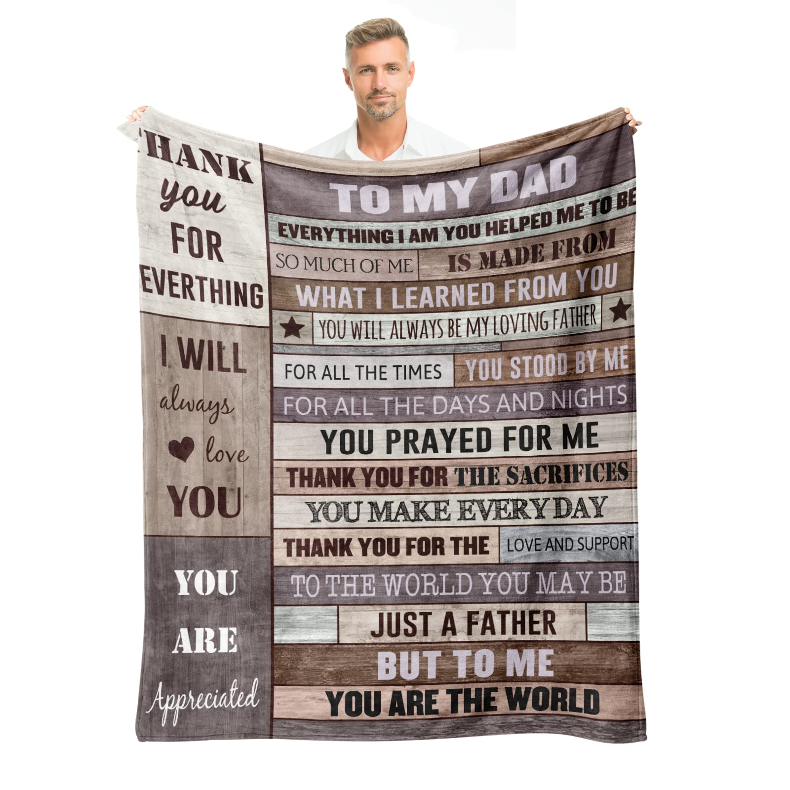 💖For Dad Blanket👨Blanket Gifts From Daughter Or Son