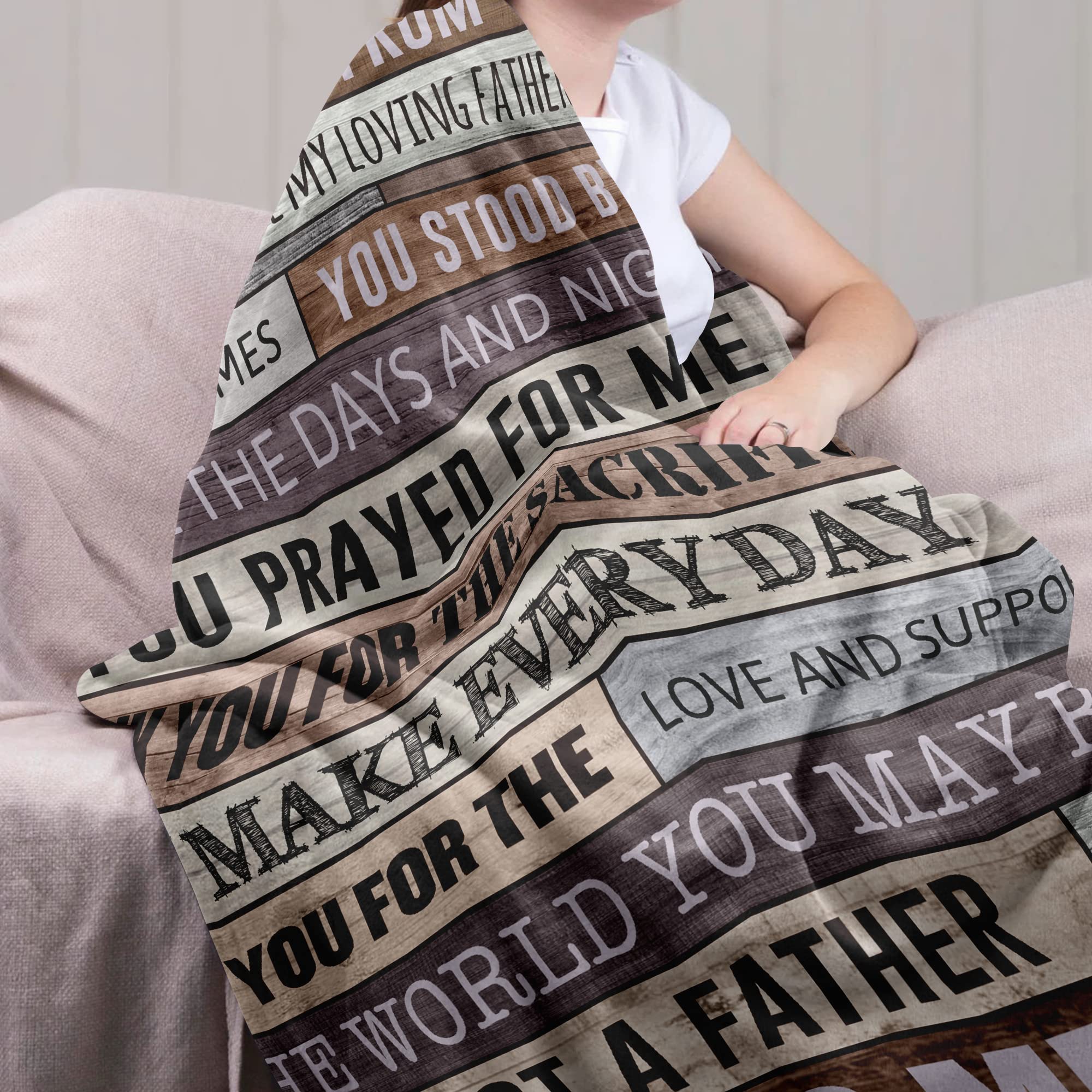 💖For Dad Blanket👨Blanket Gifts From Daughter Or Son