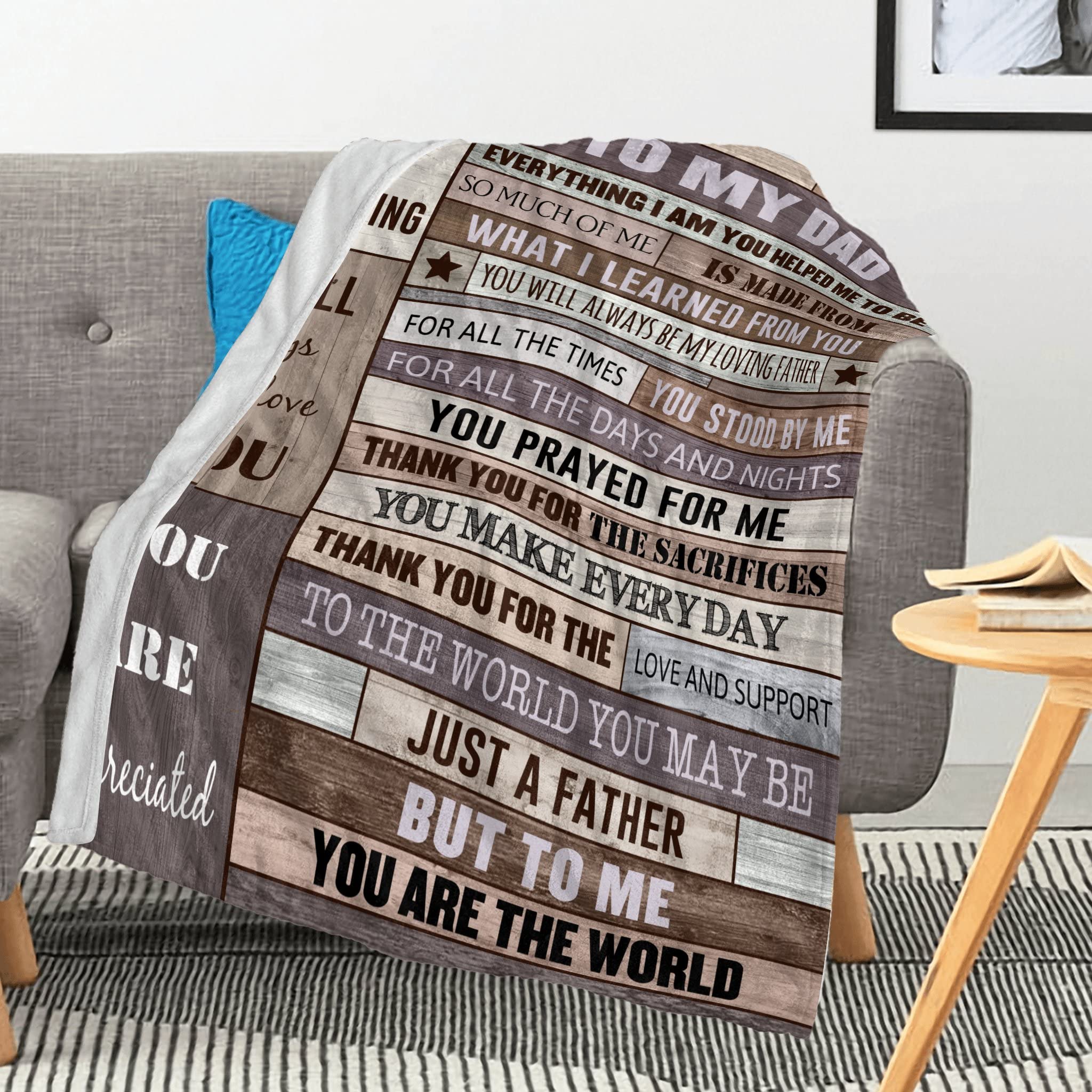 💖For Dad Blanket👨Blanket Gifts From Daughter Or Son