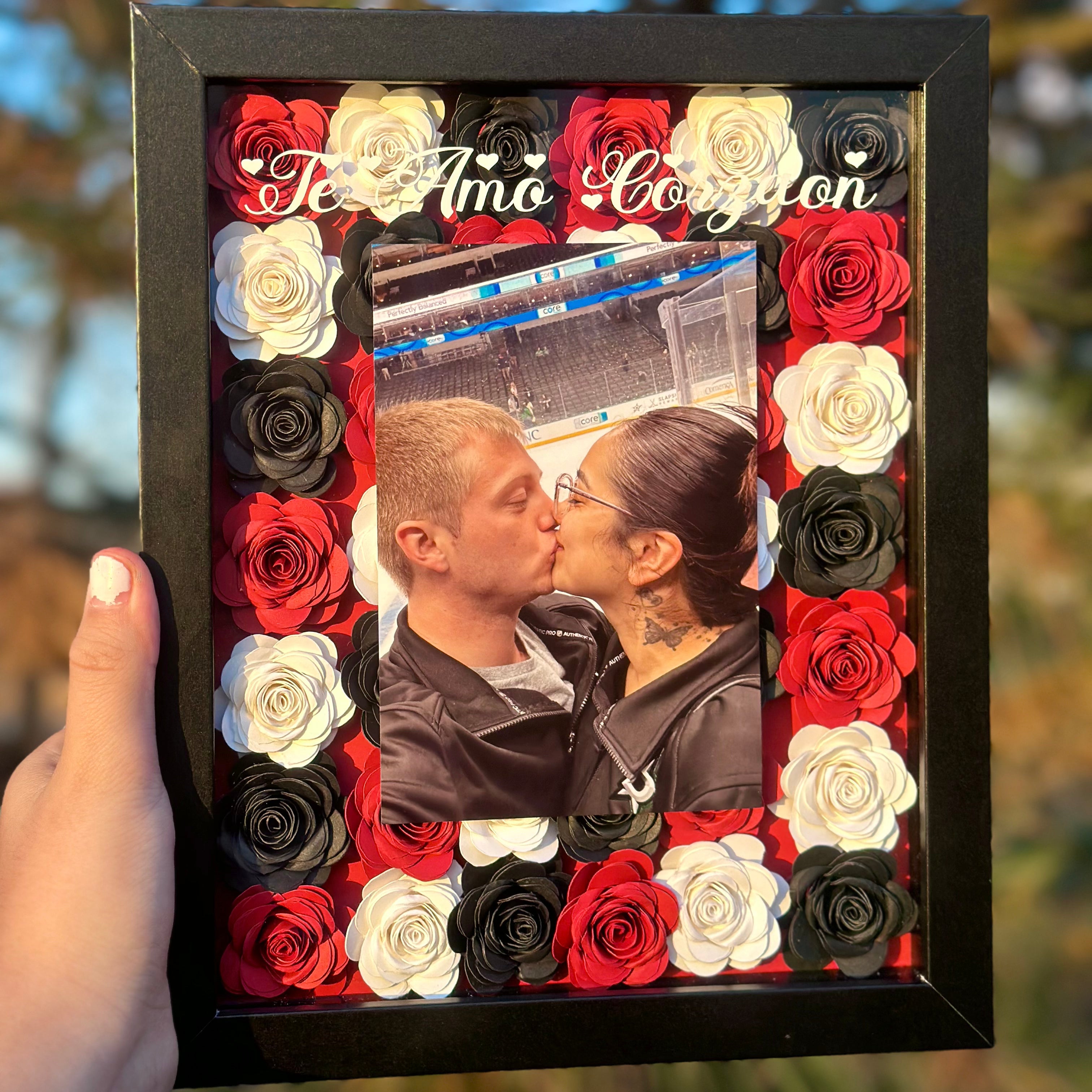 Personalized Shadow Box for Valentine's Day