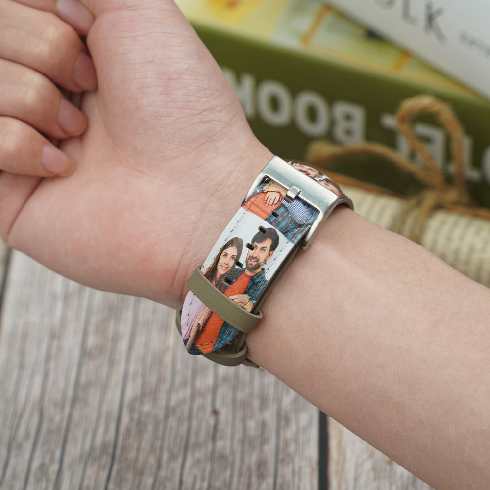 Custom Photo Text Watch Band-Buy 2 Free Shipping