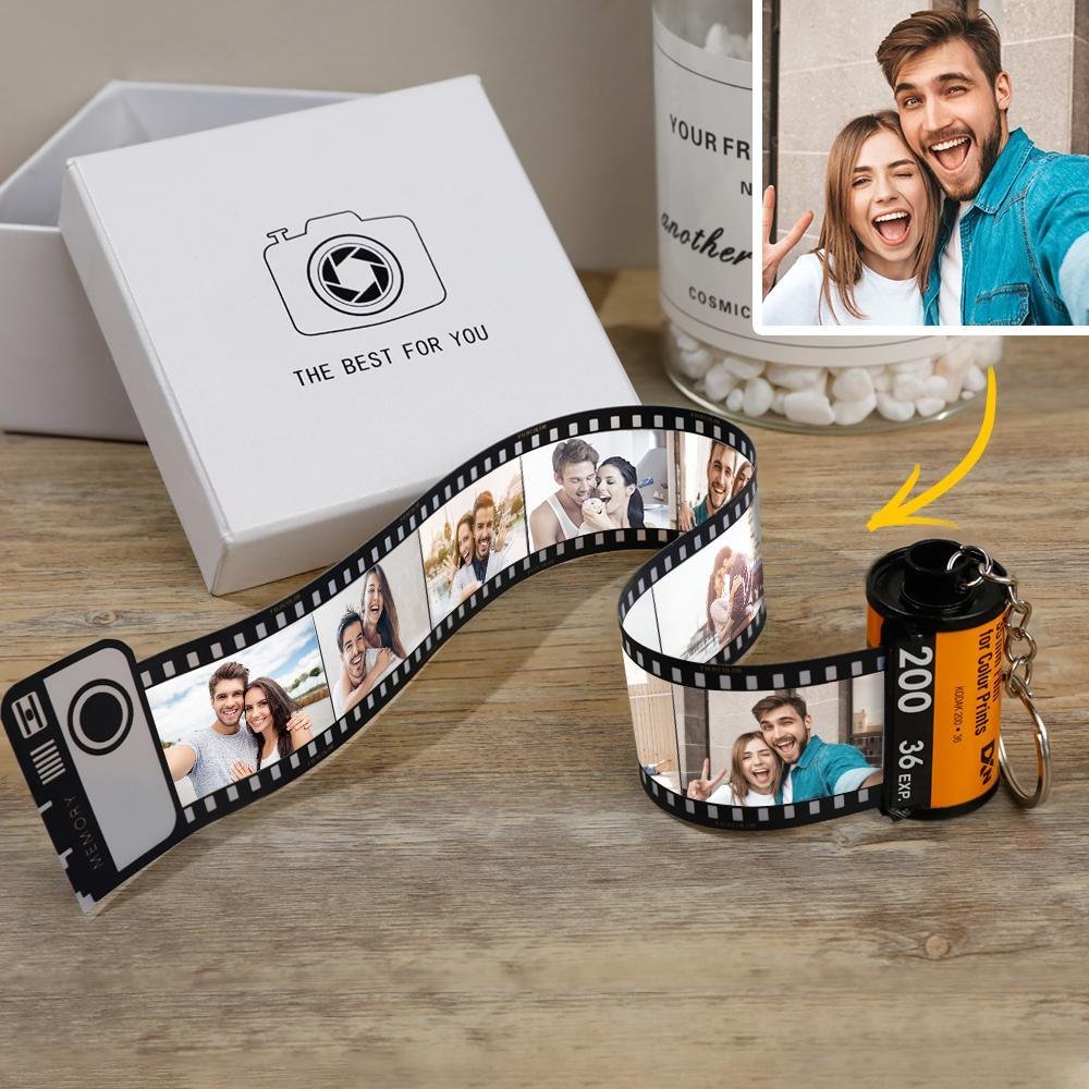 Custom Colorful Camera Roll Keychain