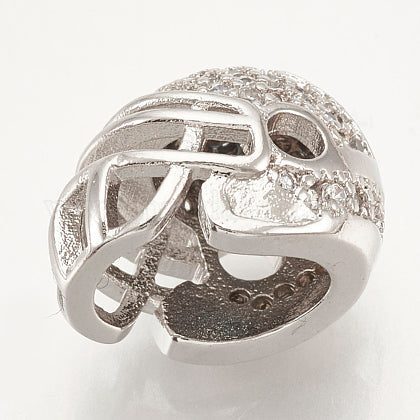 CZ Micro Pave American Football NFL Helmet Bead