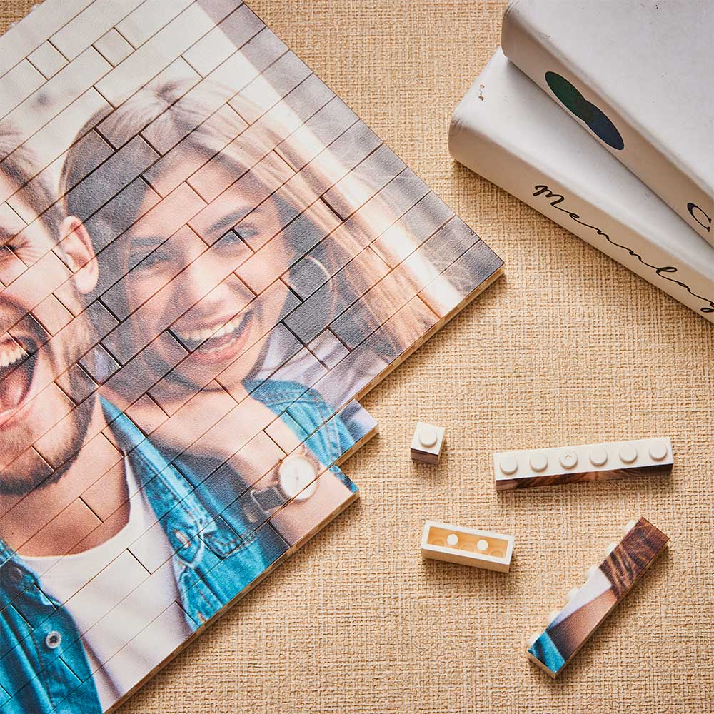 Custom Building Block Puzzle Personalized Photo Brick You Complete Me