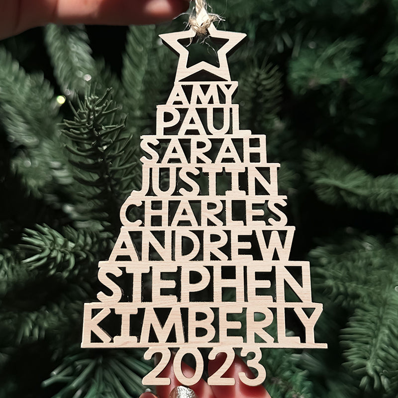 ❄️🎁The Best Part Of Christmas - Family Personalized Custom Ornament - Wood Custom Shaped - Christmas Gift For Family Members