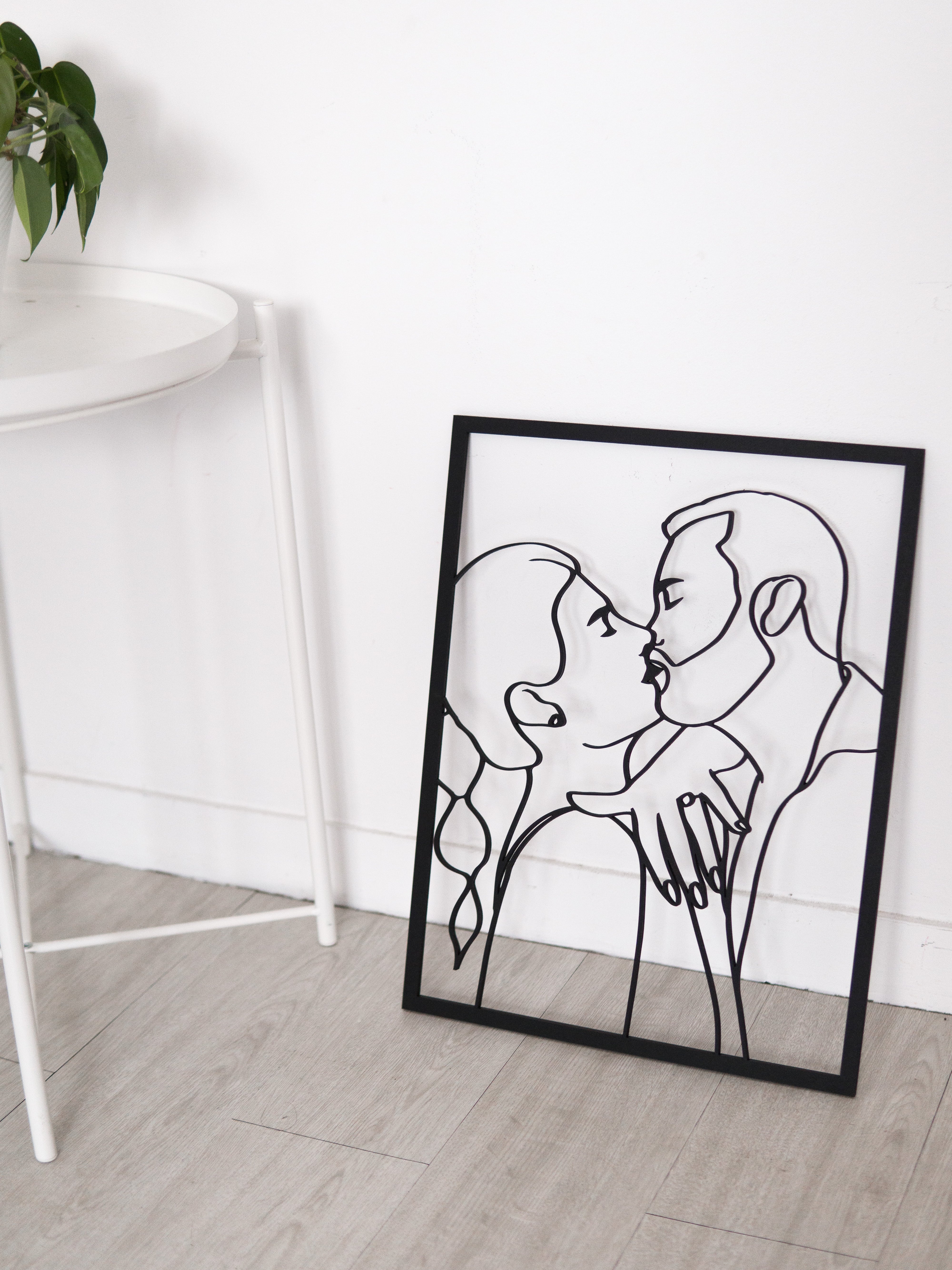 Customized Couple Wooden Portrait Painting(Buy 2 Get Free Shipping!)