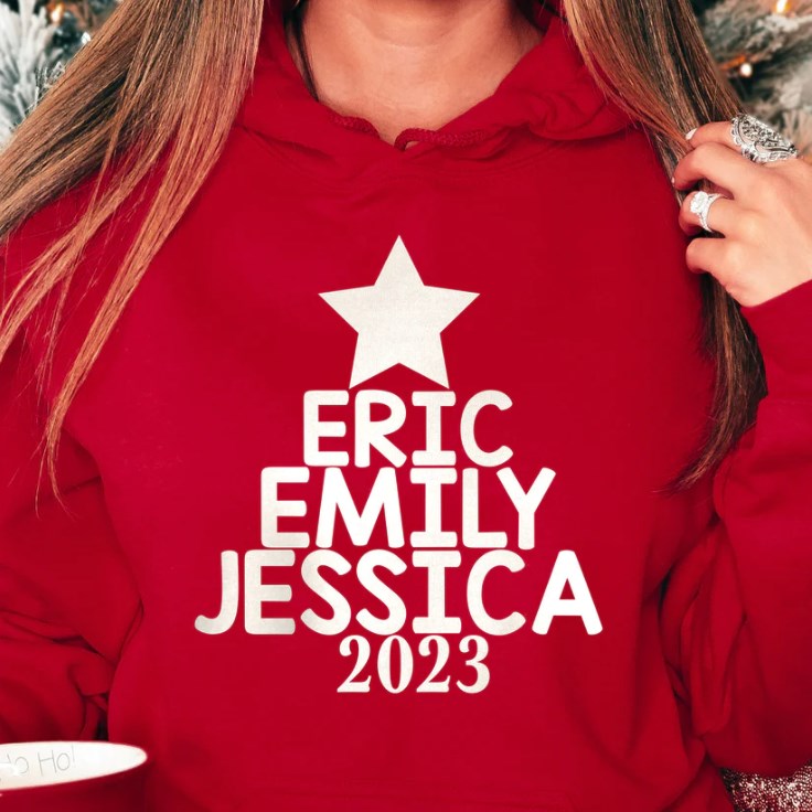 Our Family Christmas Tree 2023 - Personalized SweatShirt