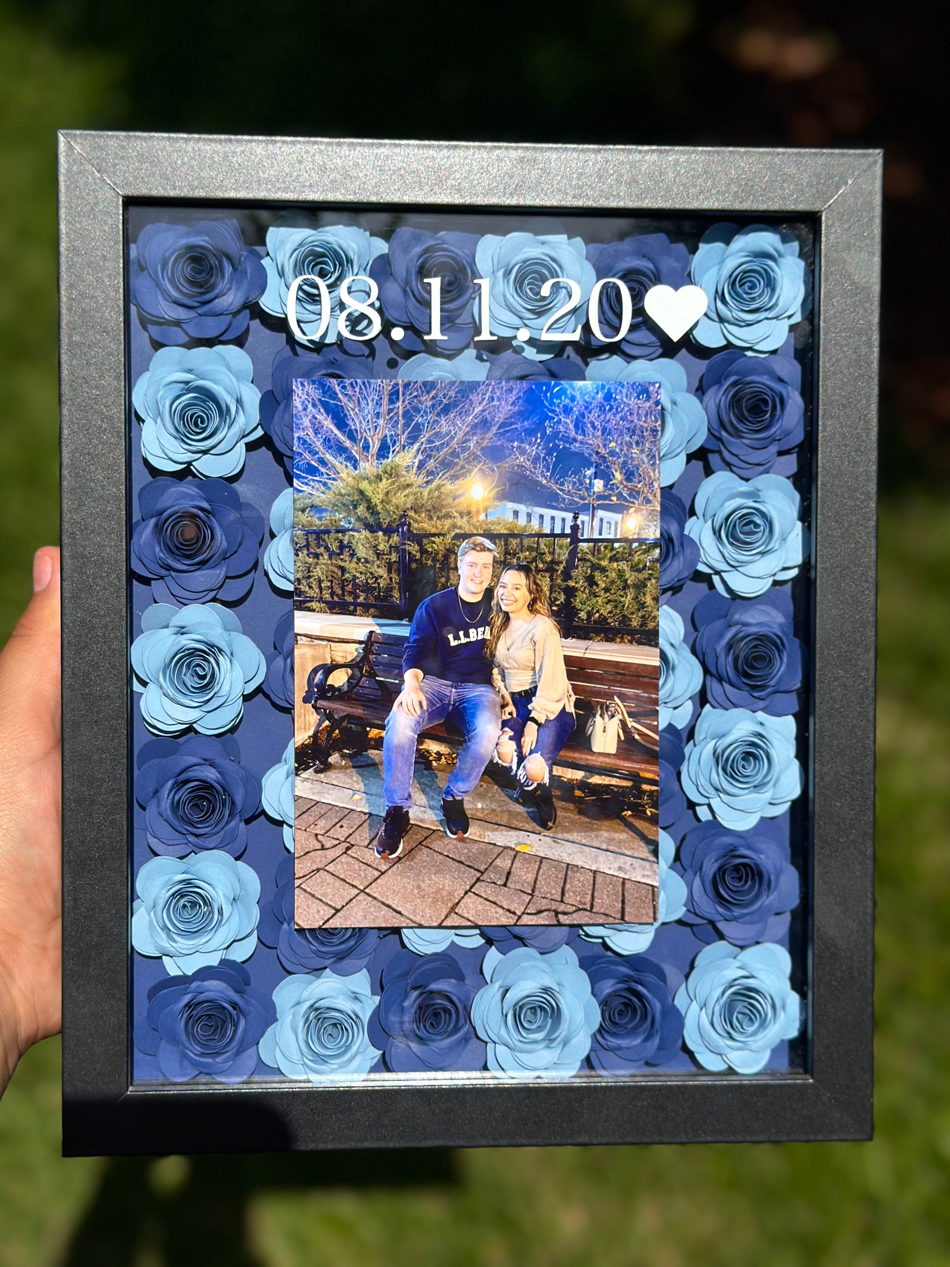 Personalized Shadow Box for Valentine's Day