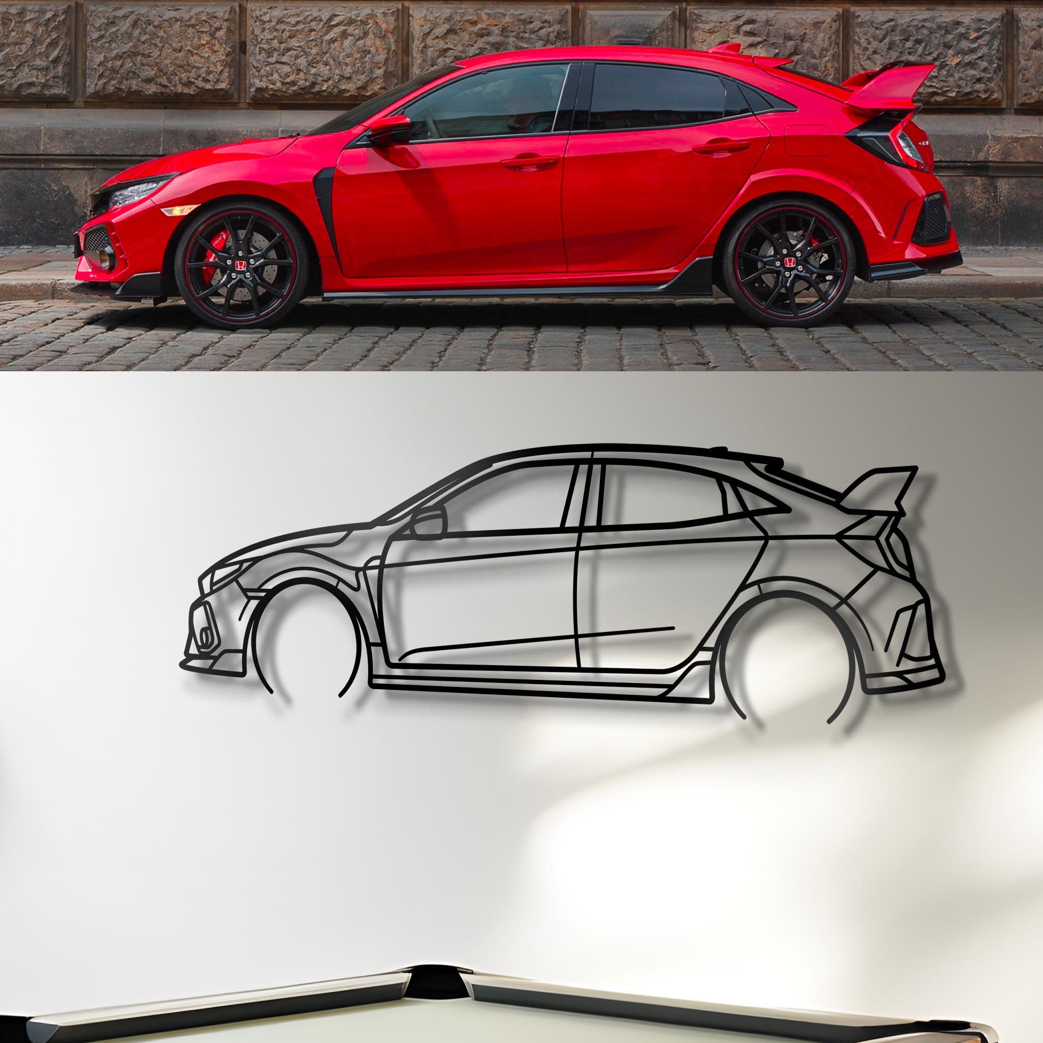 Your Custom Metal Car Silhouette