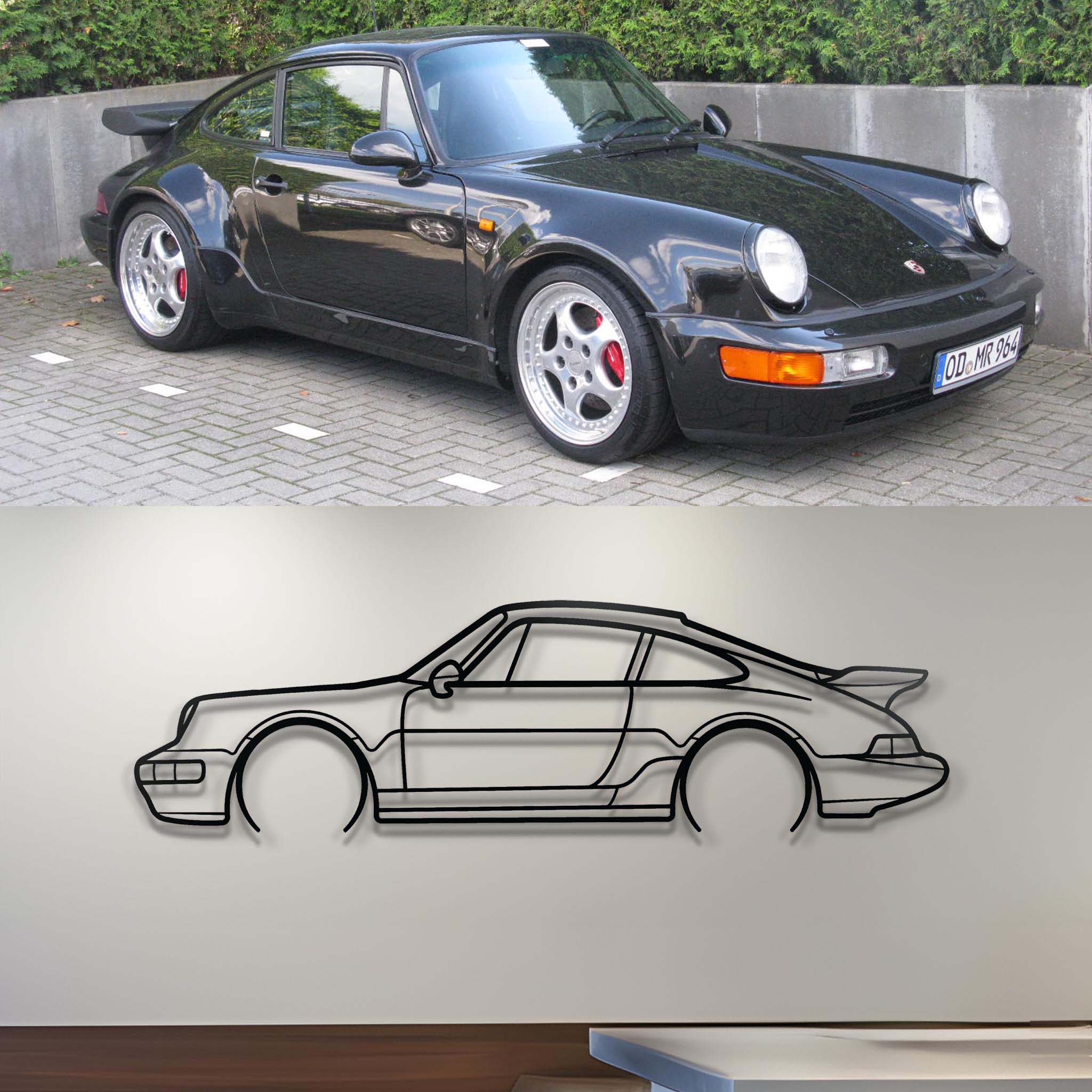 Your Custom Metal Car Silhouette