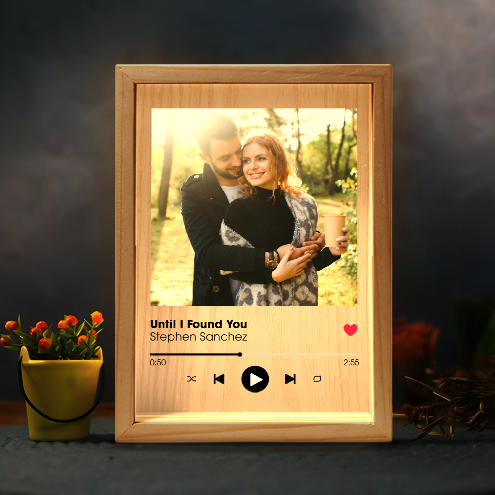 Favorite Song Title - Personalized Photo Frame Light Box