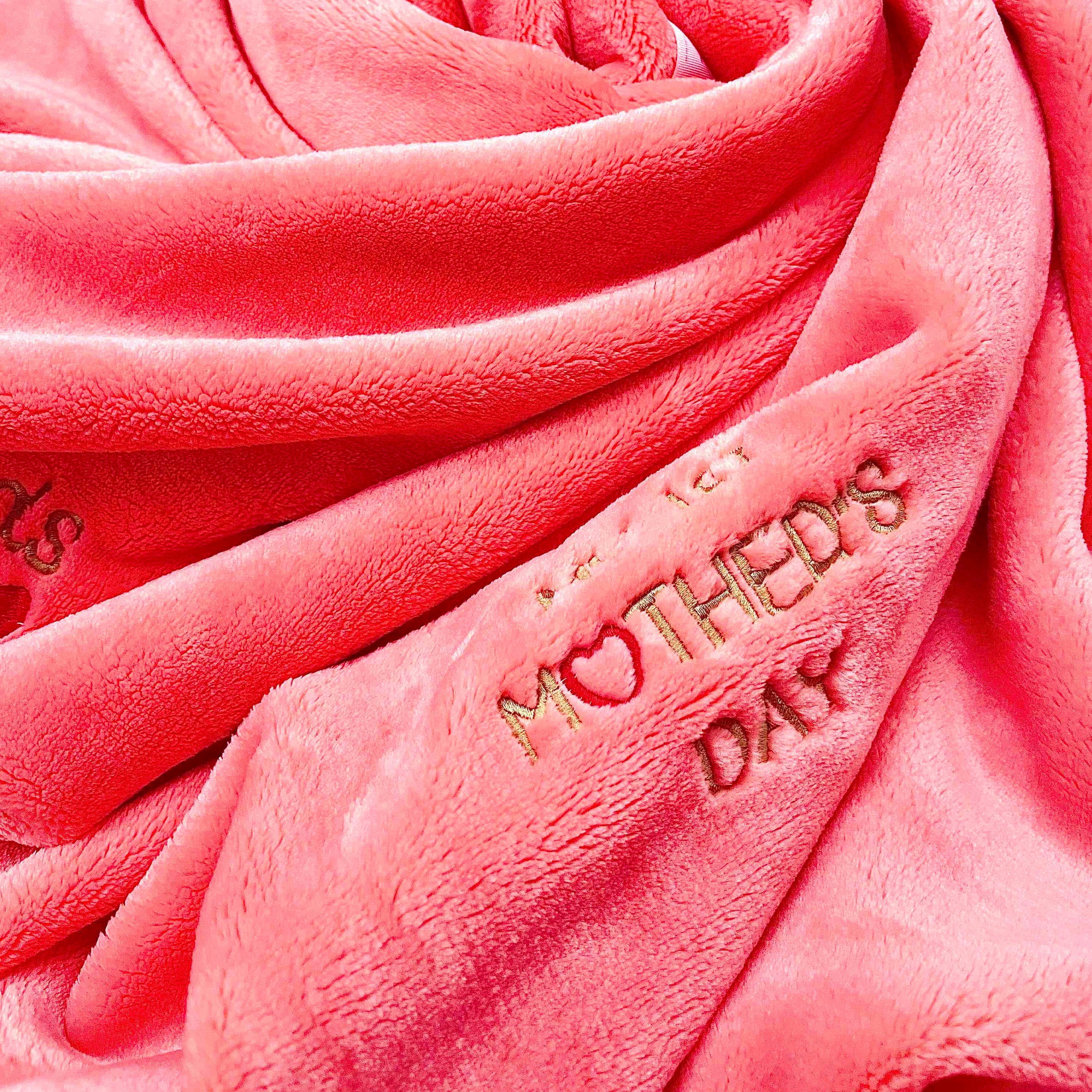 Mother's Day Personalised Microfibre Soft Sofa Blanket