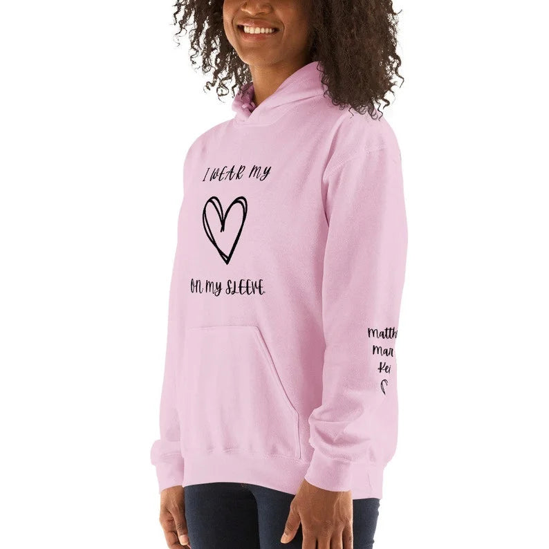 I Wear My Heart On My Sleeve Hoodie