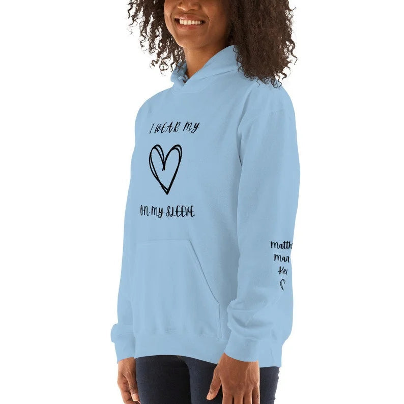 I Wear My Heart On My Sleeve Hoodie