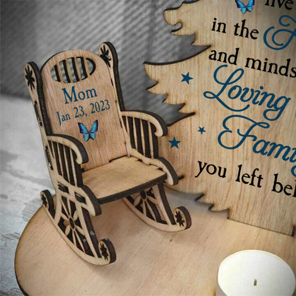 You Still Live On - Personalized Custom Candle Holder